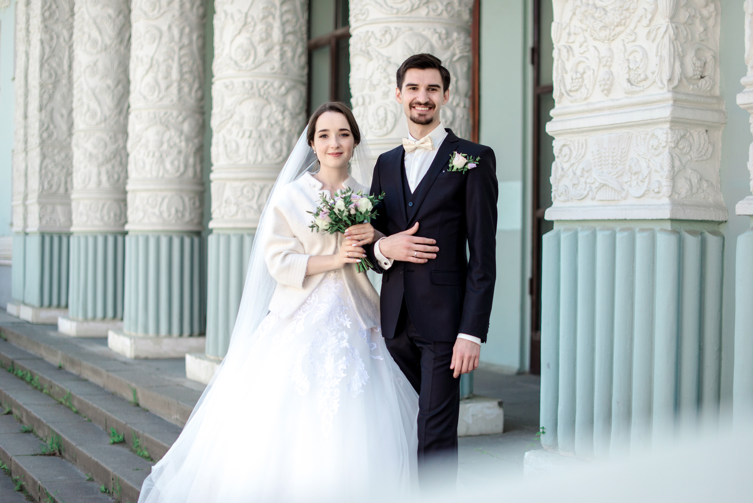 Свадебная фотосъемка на ВДНХ. Свадебный фотограф в Москве Станислав Донченко