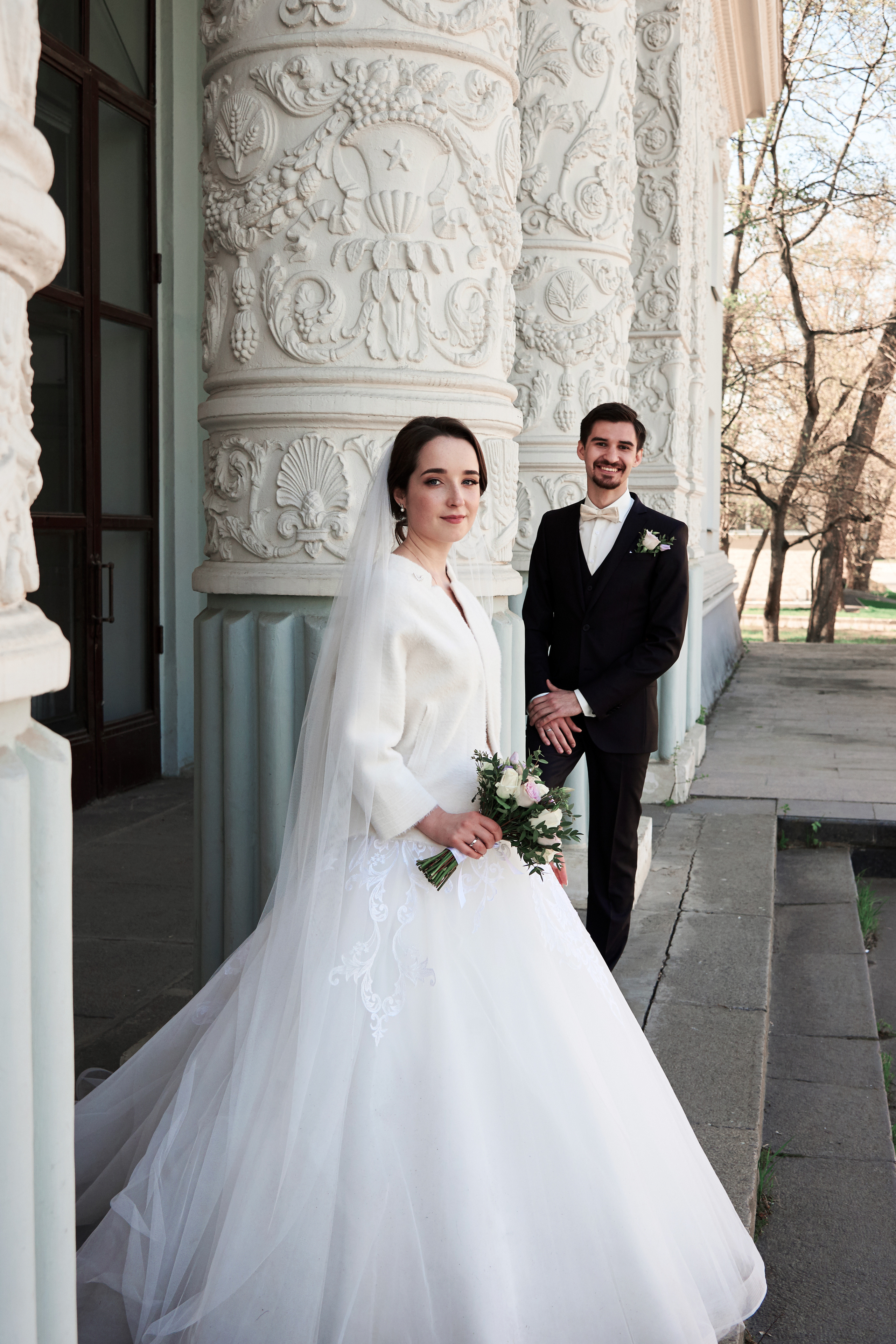 Свадебная фотосъемка на ВДНХ. Свадебный фотограф в Москве Станислав Донченко