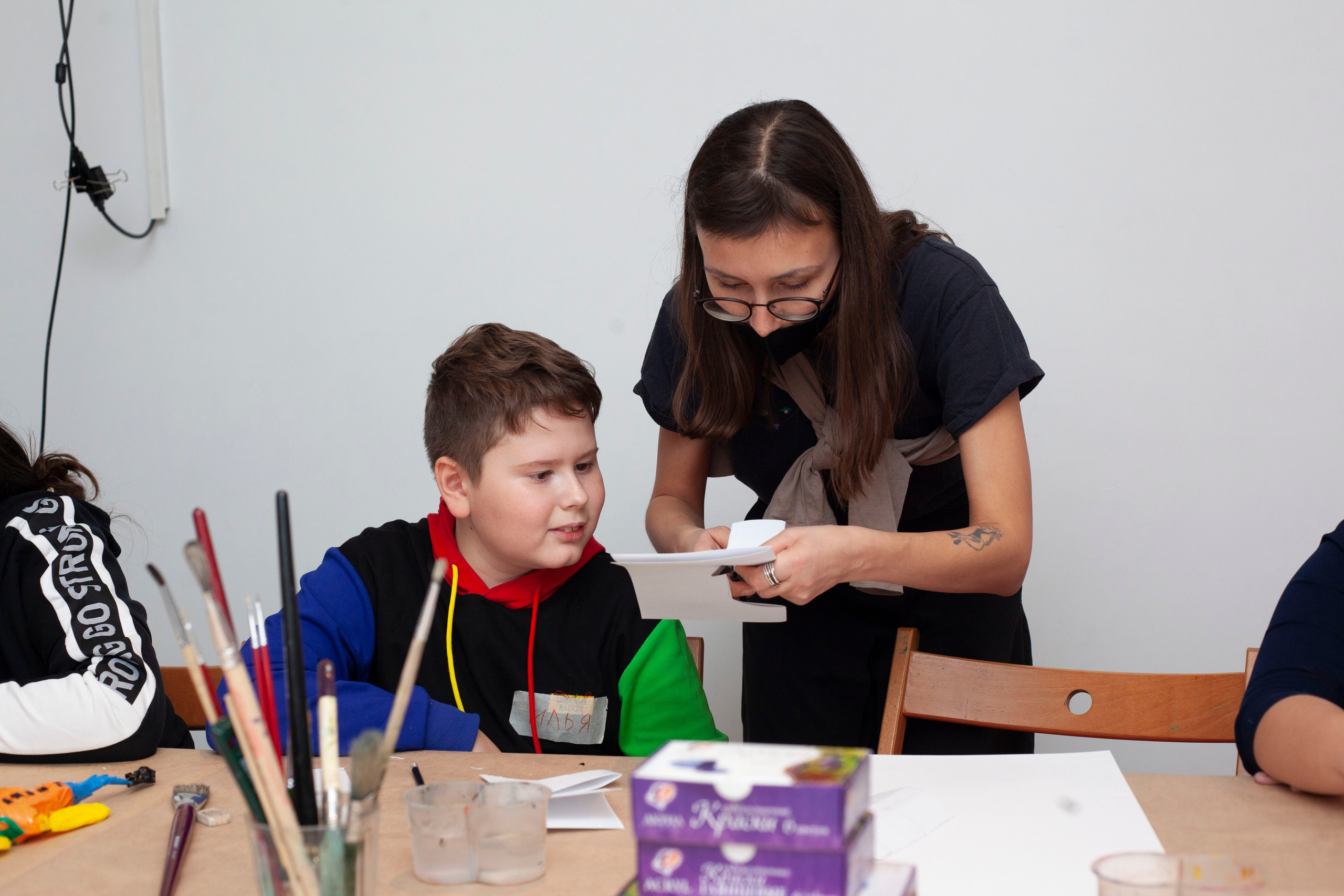 Детский мастер-класс в ММОМА. Stanislav Baryshev — People. Emotions. Atmosphere