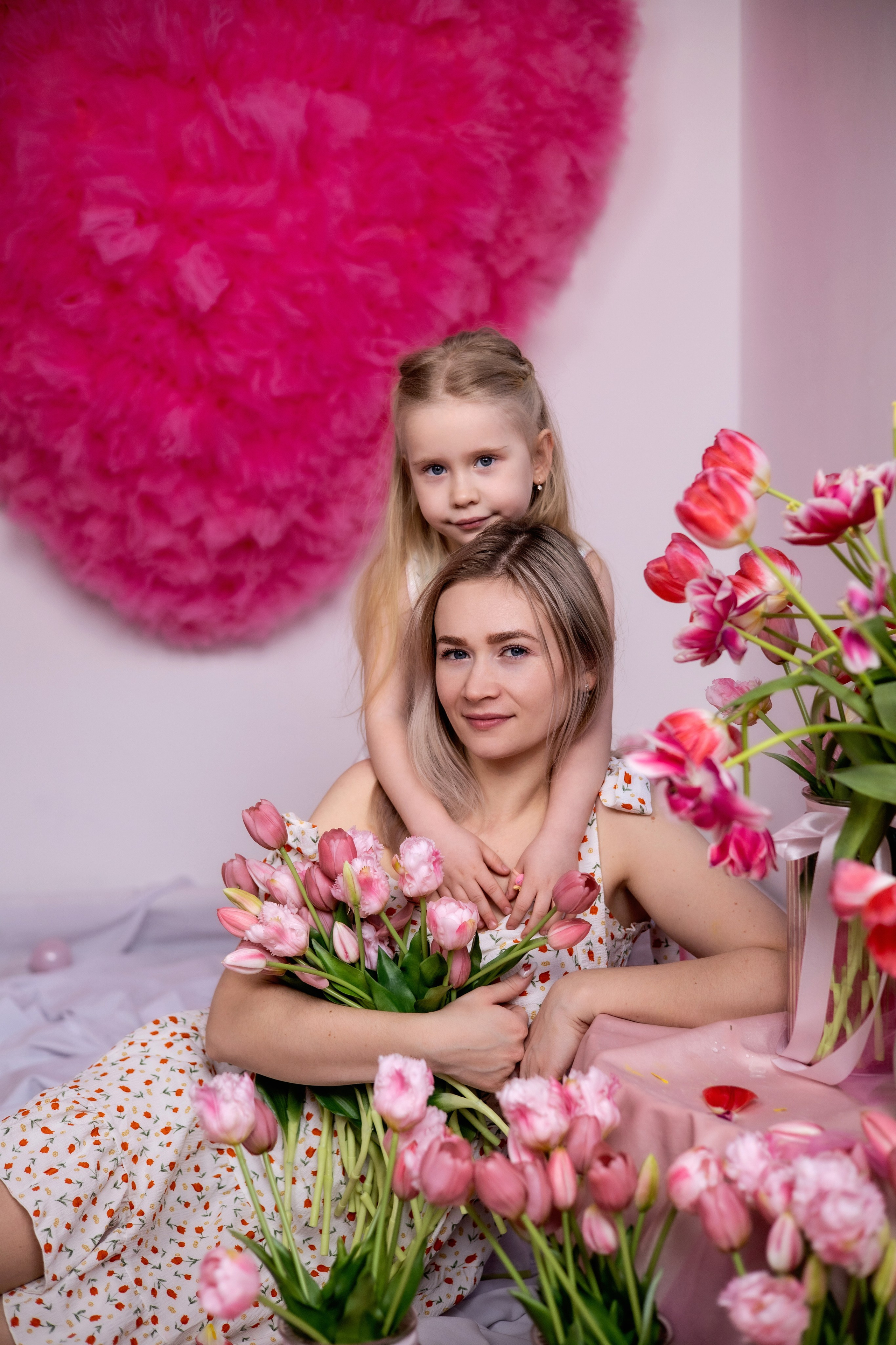 Мама и дочка. Фотограф Надежда Лукьянова