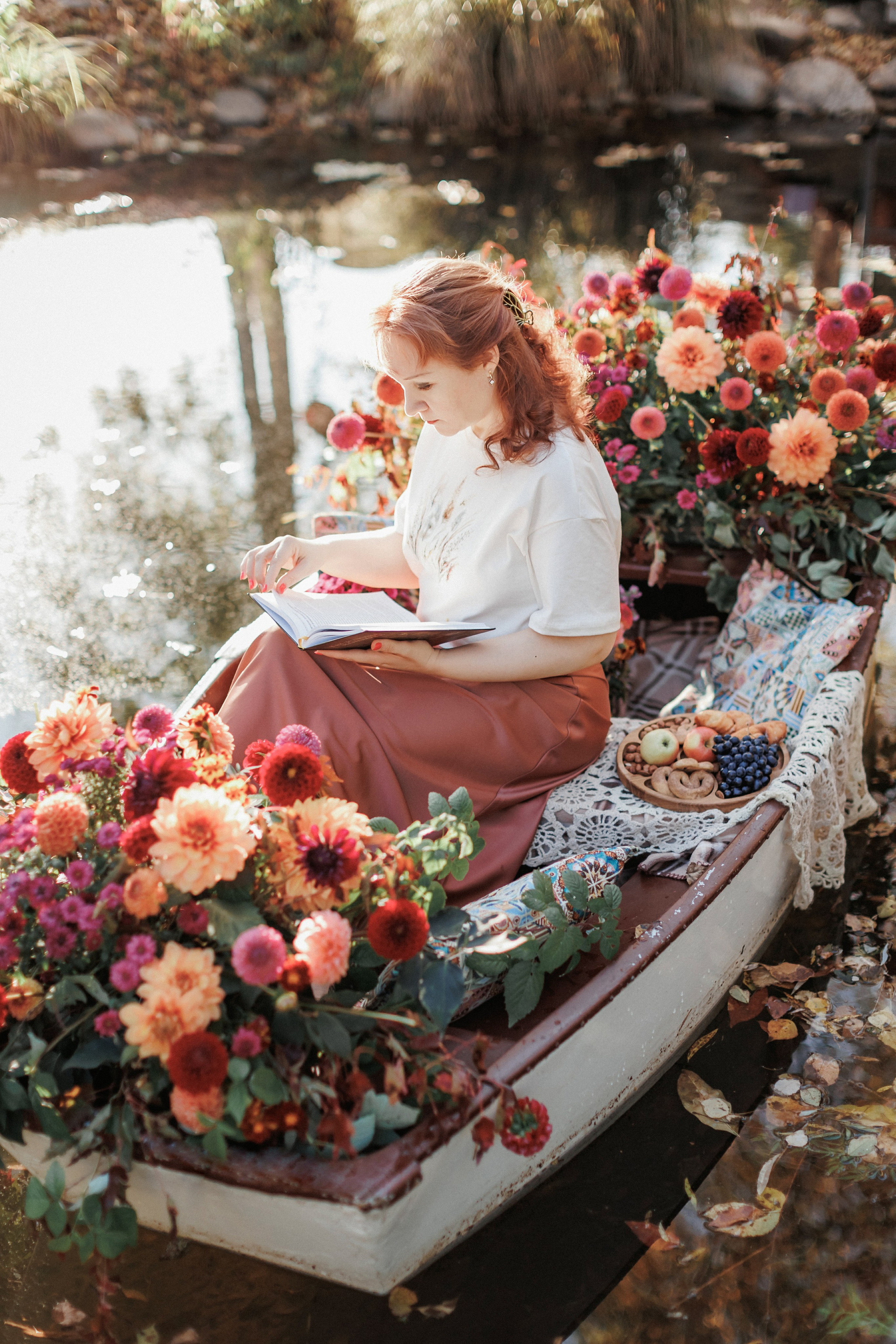 Фотопроект «Лодка в цветах». Свадебный, семейный и детский фотограф в городе Партизанск, Находка