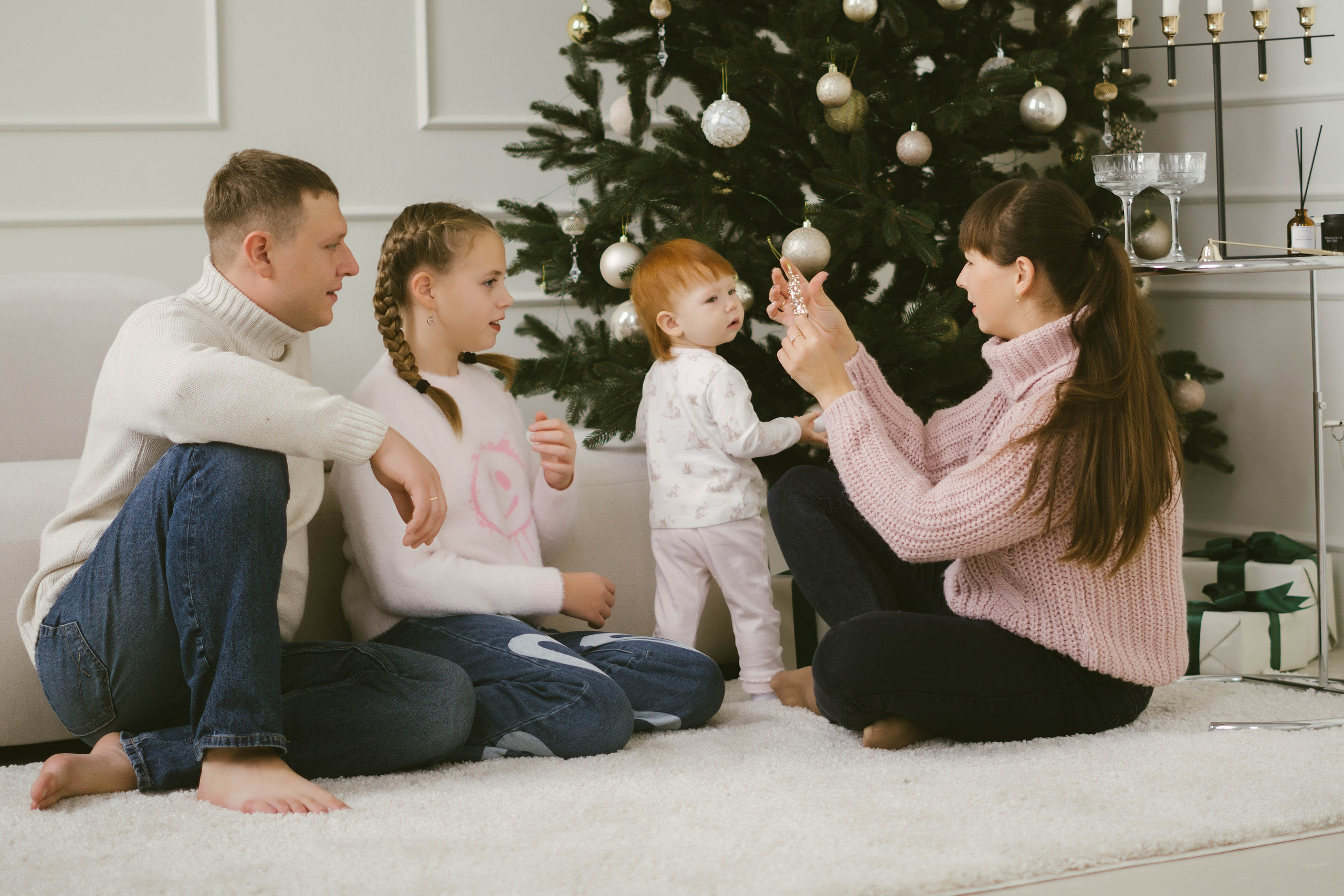 Новогодняя, семейная и уютная. Фотограф в Липецке и Москве Рыкова Юлия