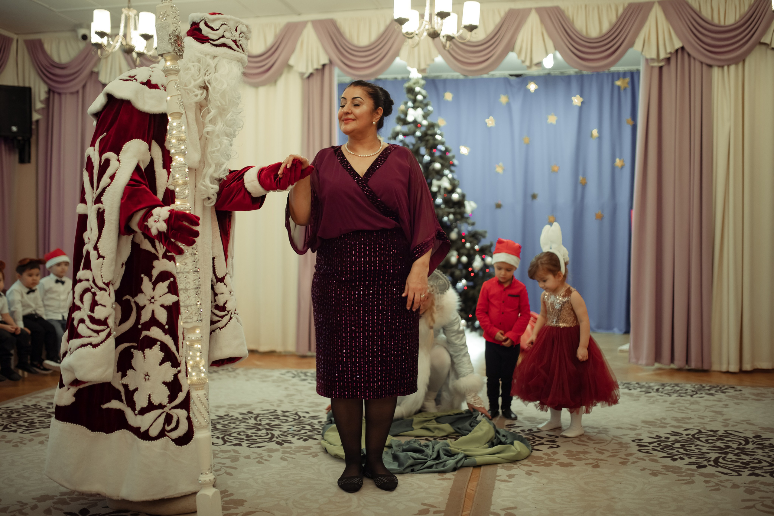 Новогодний утренник в детском саду. Семейный и детский фотограф в Москве Дорогова Екатерина