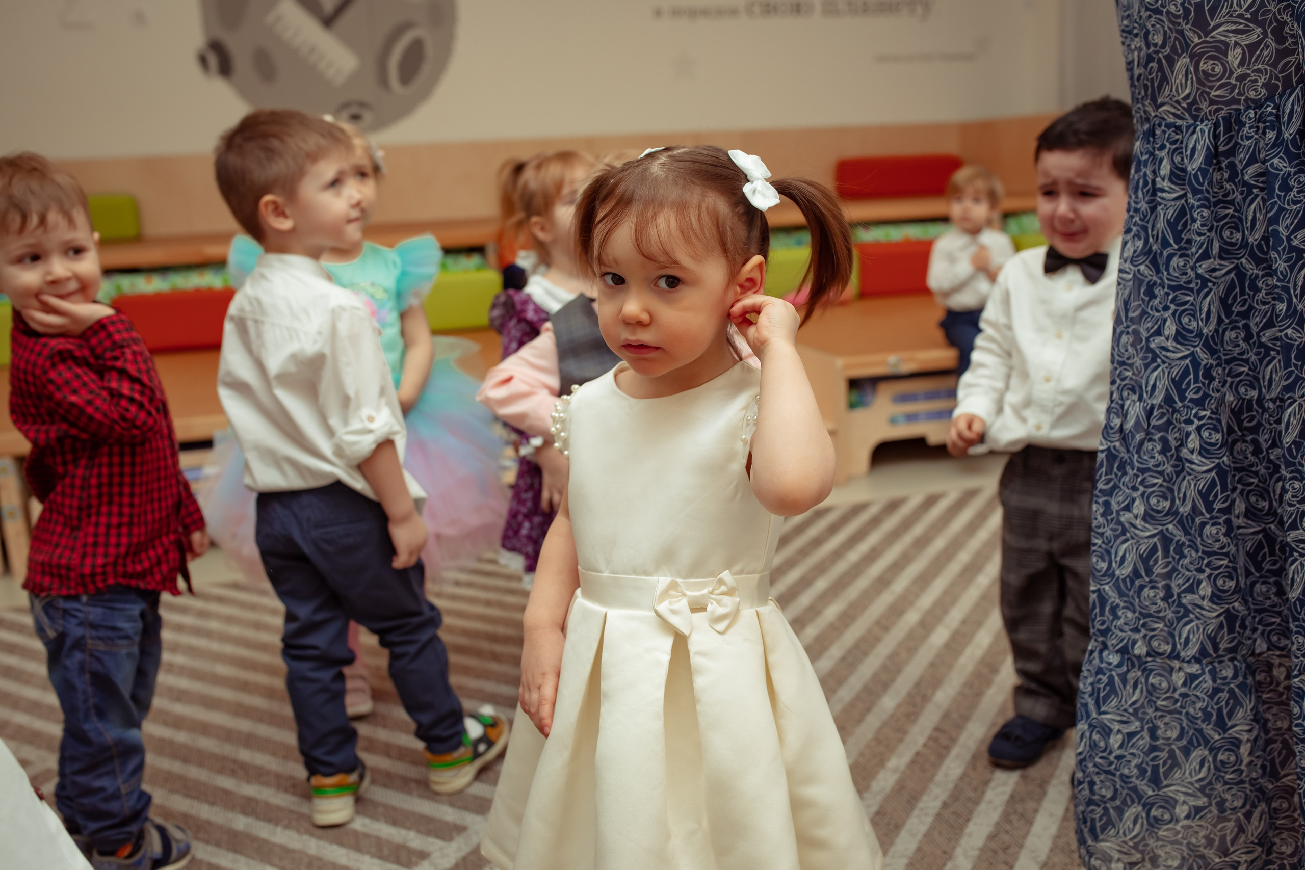 Праздник весны в детском саду. Семейный и детский фотограф в Москве Дорогова Екатерина