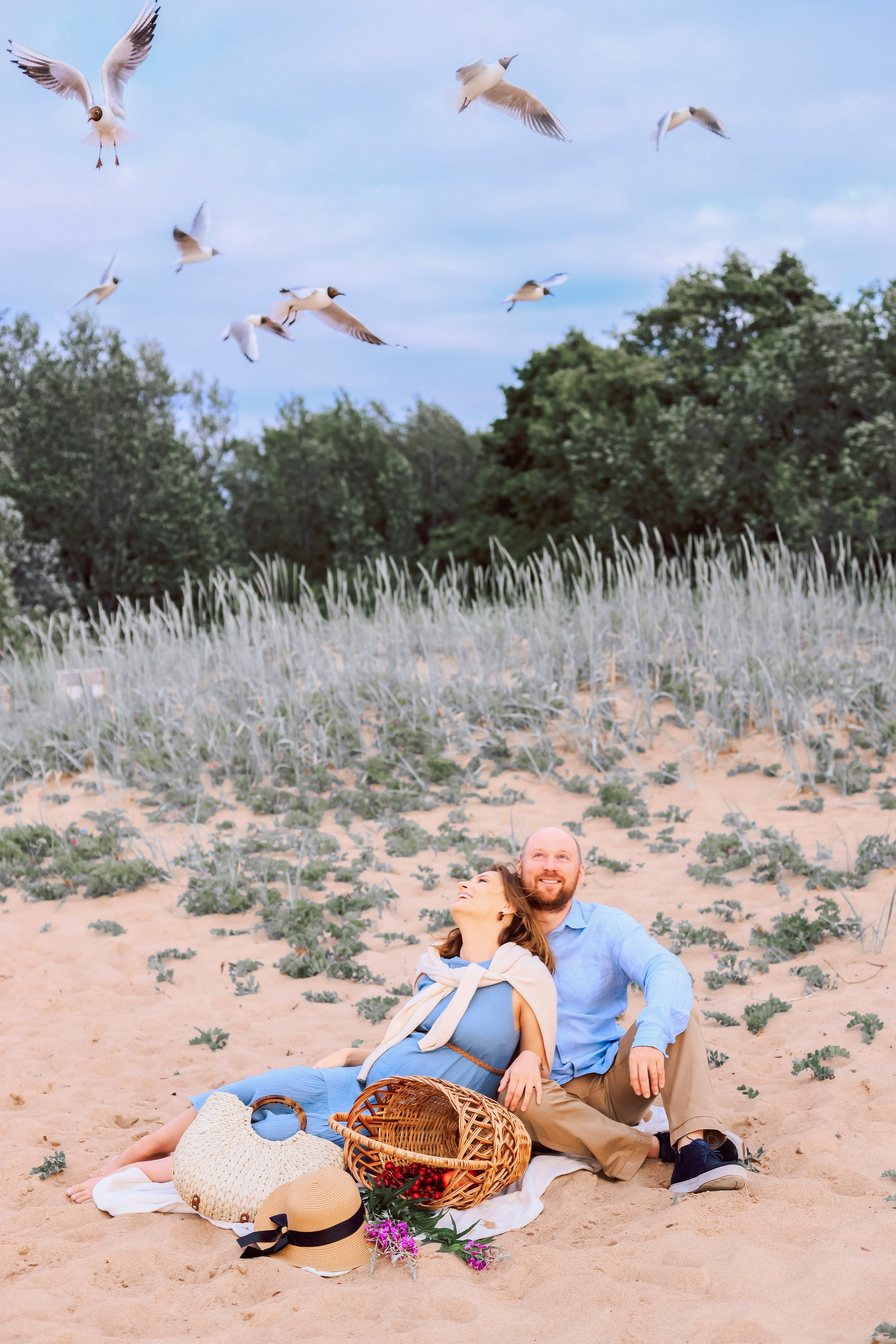 Елизавета и Александр. Семейный фотограф и фотограф новорожденных в Санкт-Петербурге Алина Фе