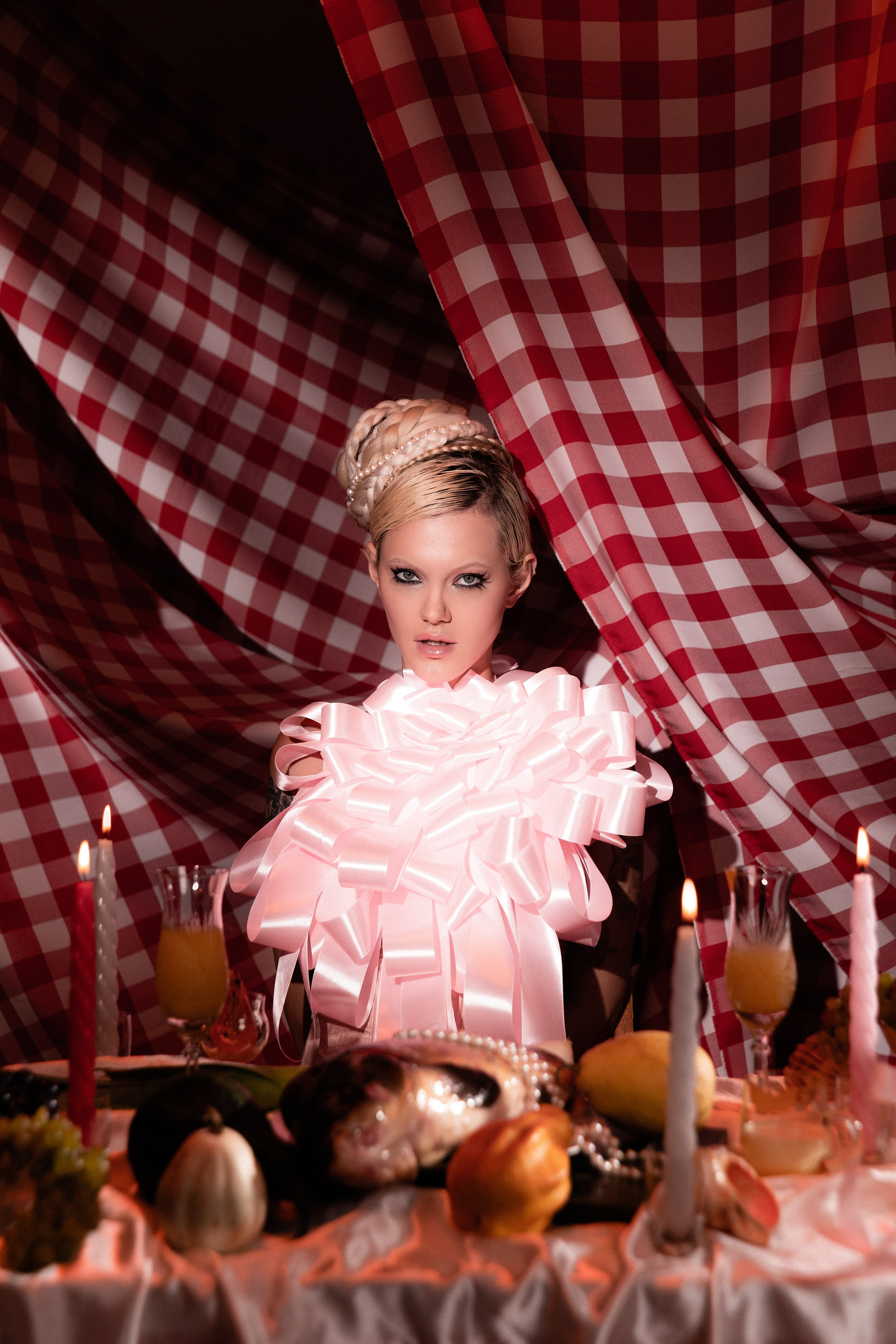 Candy dinner. Photographer. Producer. Retoucher