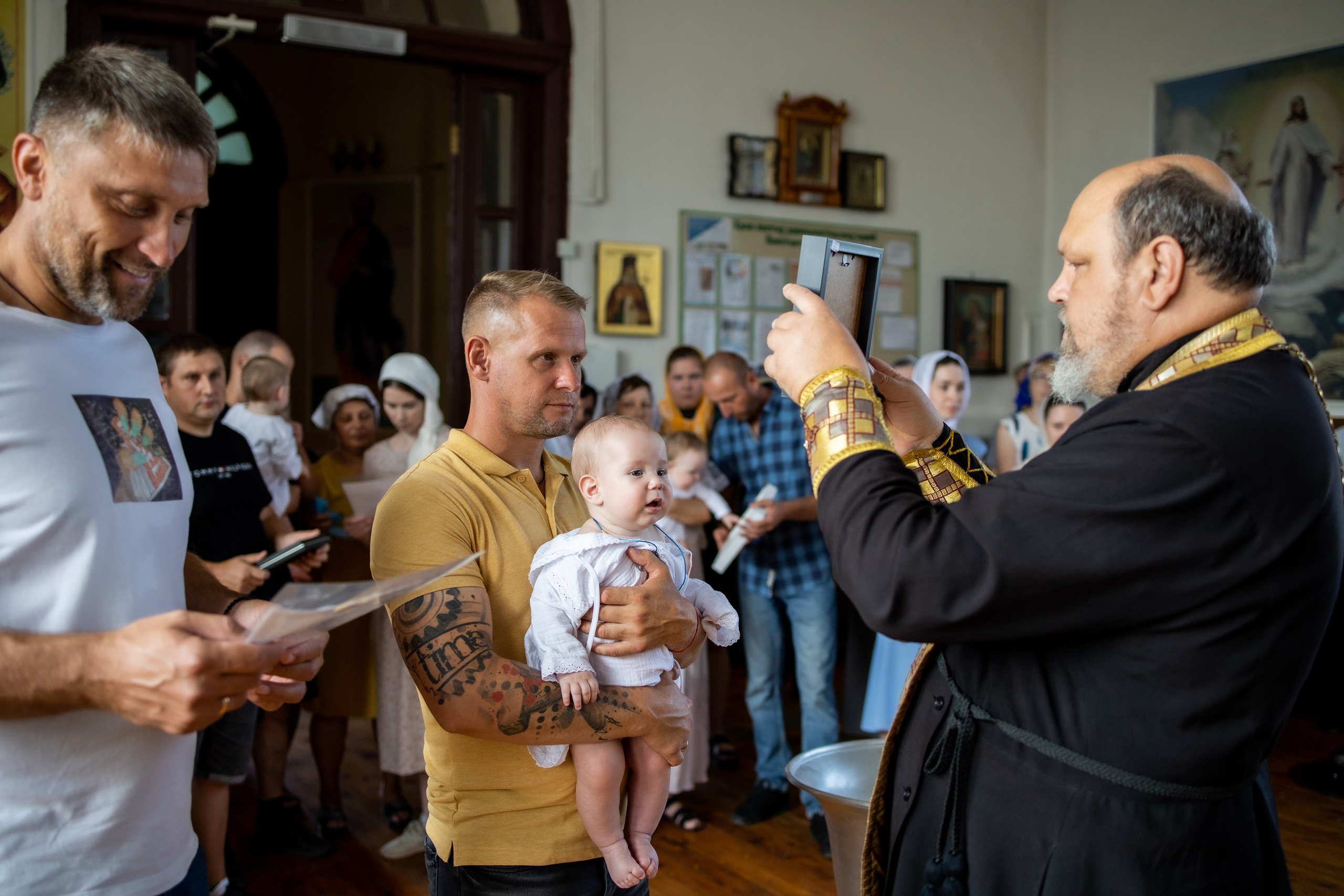 Крещение Вовочки. Фотограф Надежда Лукьянова