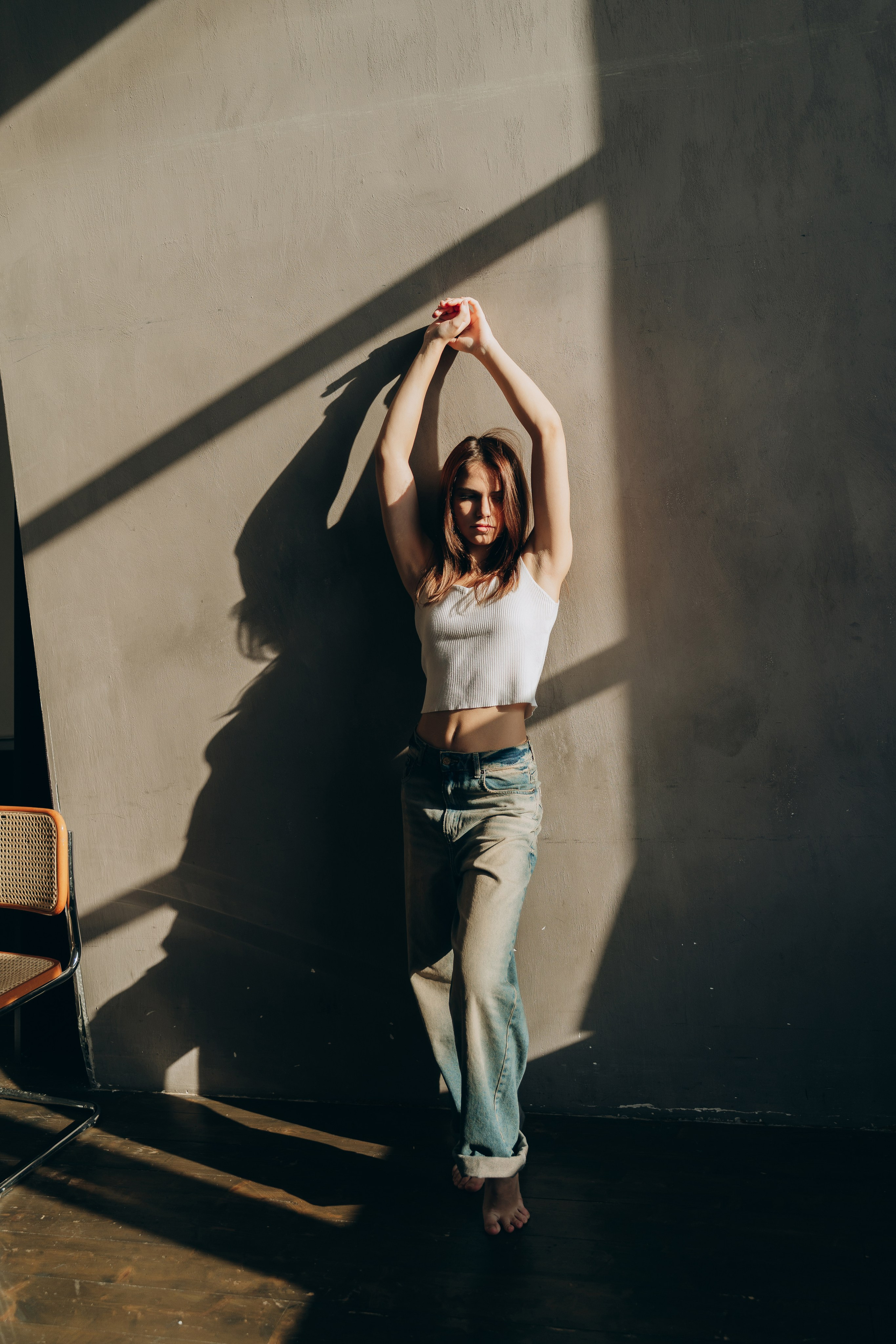 Настя. Модельные тесты. Фотограф Москва Виктория-Антуанетта