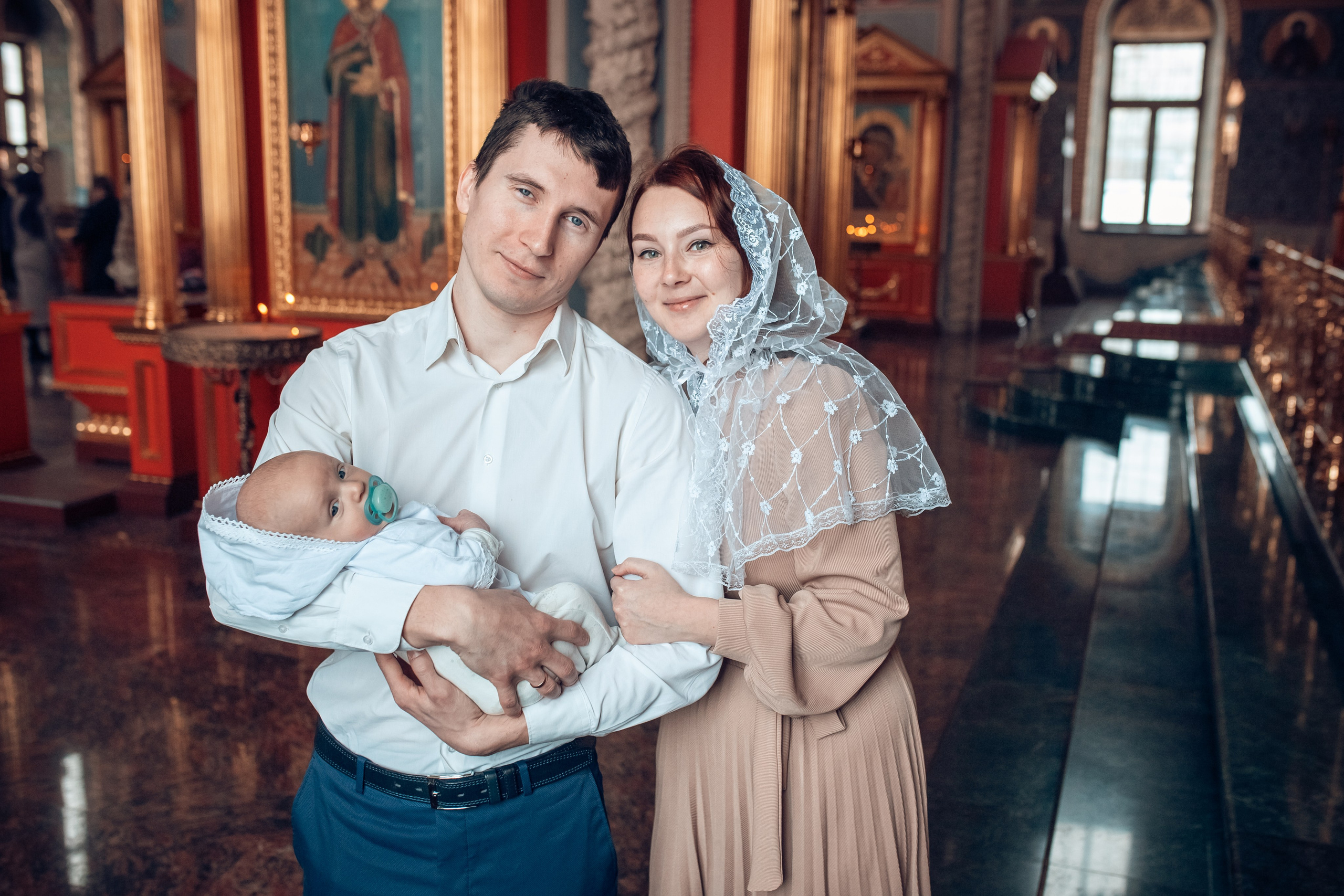 Крещение Ивана в храме Георгия Всеволодовича. Екатерина Крапивина фотограф церковных Таинств в Нижний Новгороде