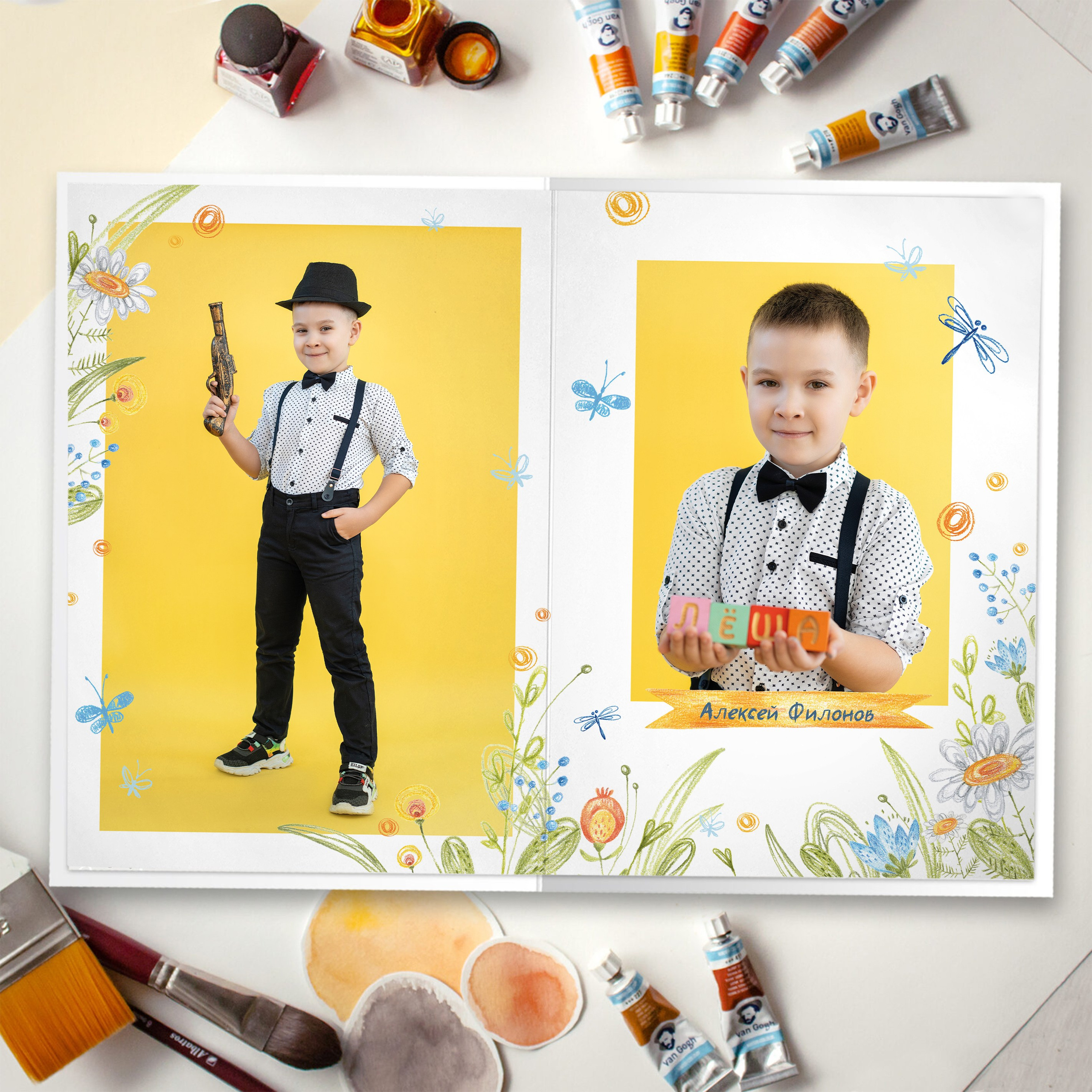 Цветы. АльPix ДСад. Выпускные альбомы для детского сада в Кабанском районе и г. Улан-Удэ