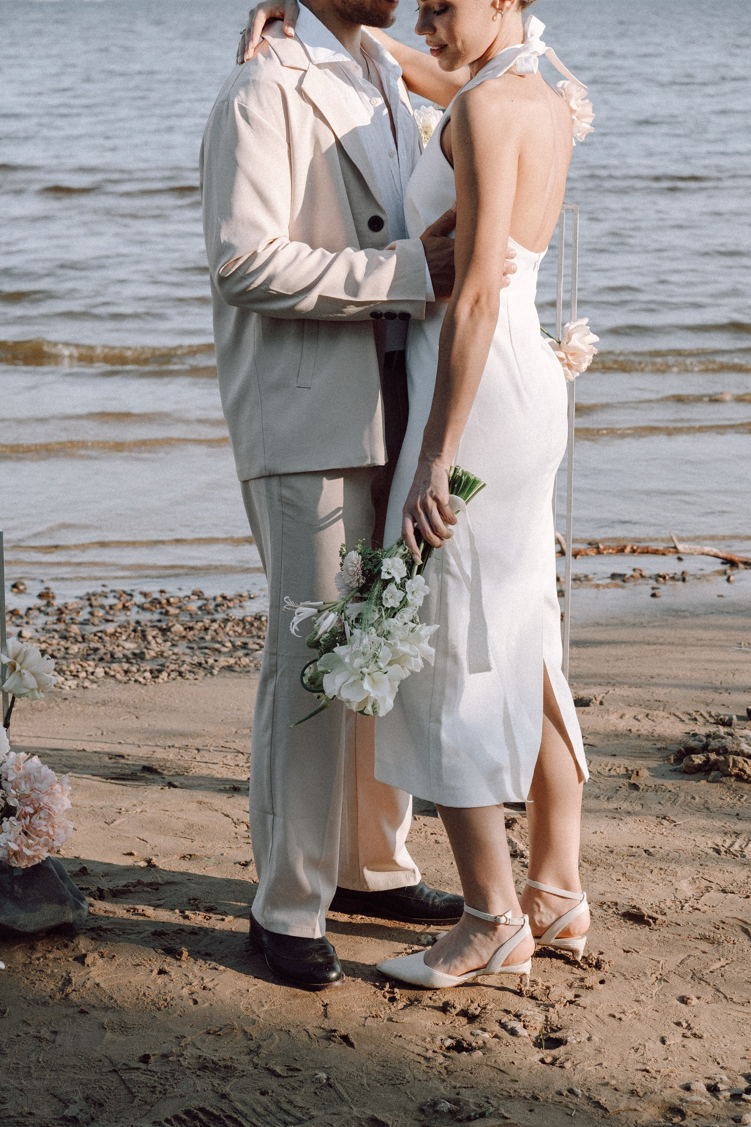 СВАДЕБНАЯ ФОТОСЕССИЯ ВЫЕЗДНОЙ ЦЕРЕМОНИИ (ФИНСКИЙ ЗАЛИВ). Профессиональный фотограф, Санкт-Петербург — Виктория Богомолова