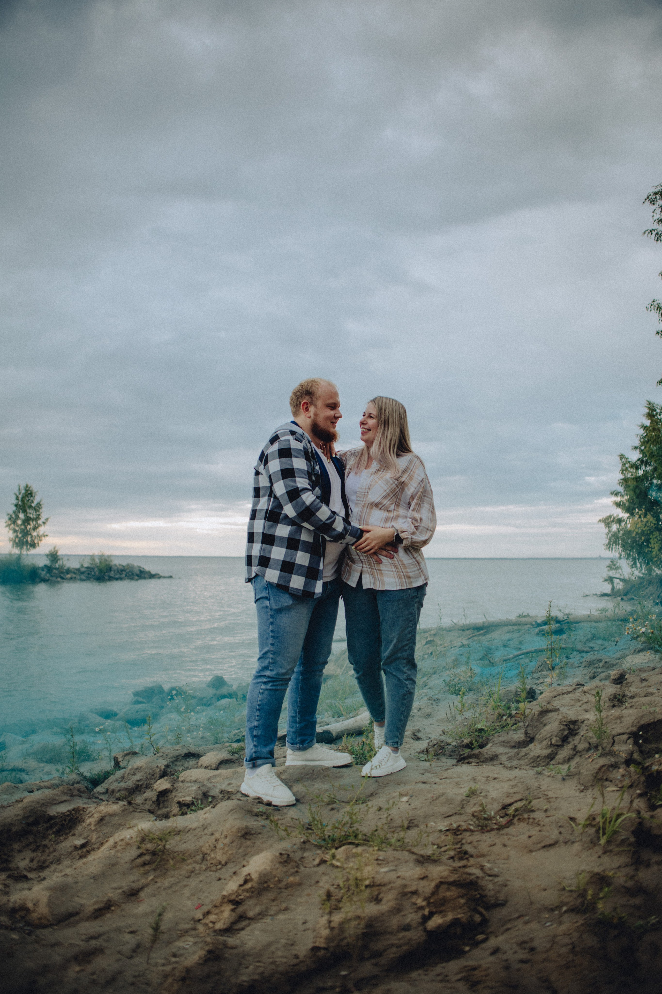 Для Ники | гендер-пати на берегу 🩷💙. Портретный фотограф в Новосибирске