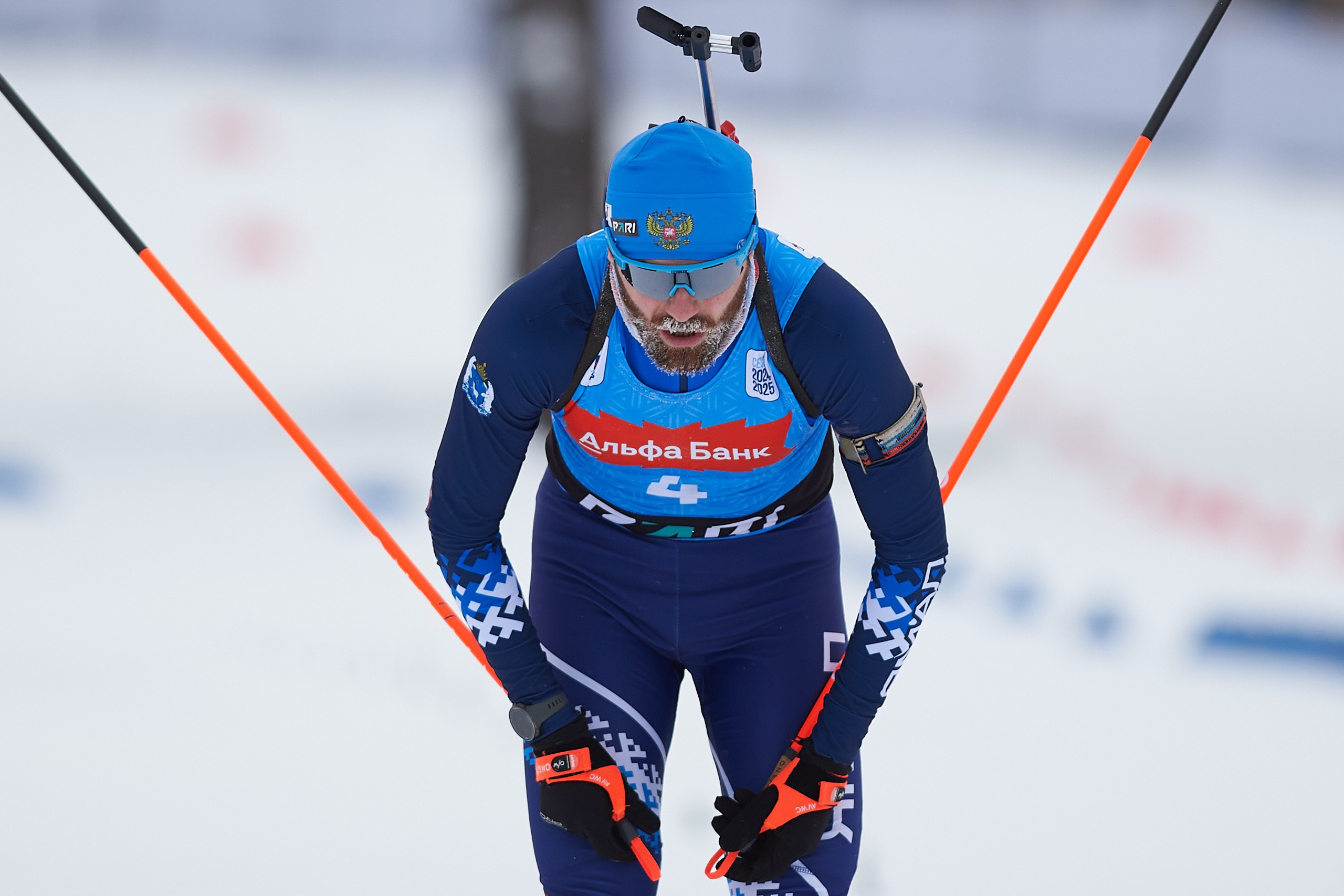 Биатлон. Чемпионат России — 2024/2025, 3-й этап, Ижевск. Ижевская винтовка. Спортивный репортажный фотограф в Ижевске Сергей Мерзляков