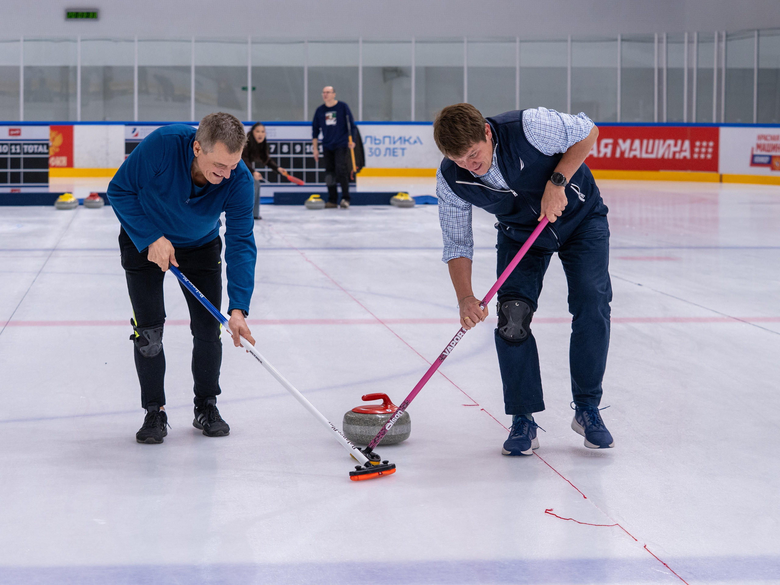 Керлинг для компании Р-Фарм. Репортажный фотограф в Красной Поляне и Сочи Павлюченко Екатерина