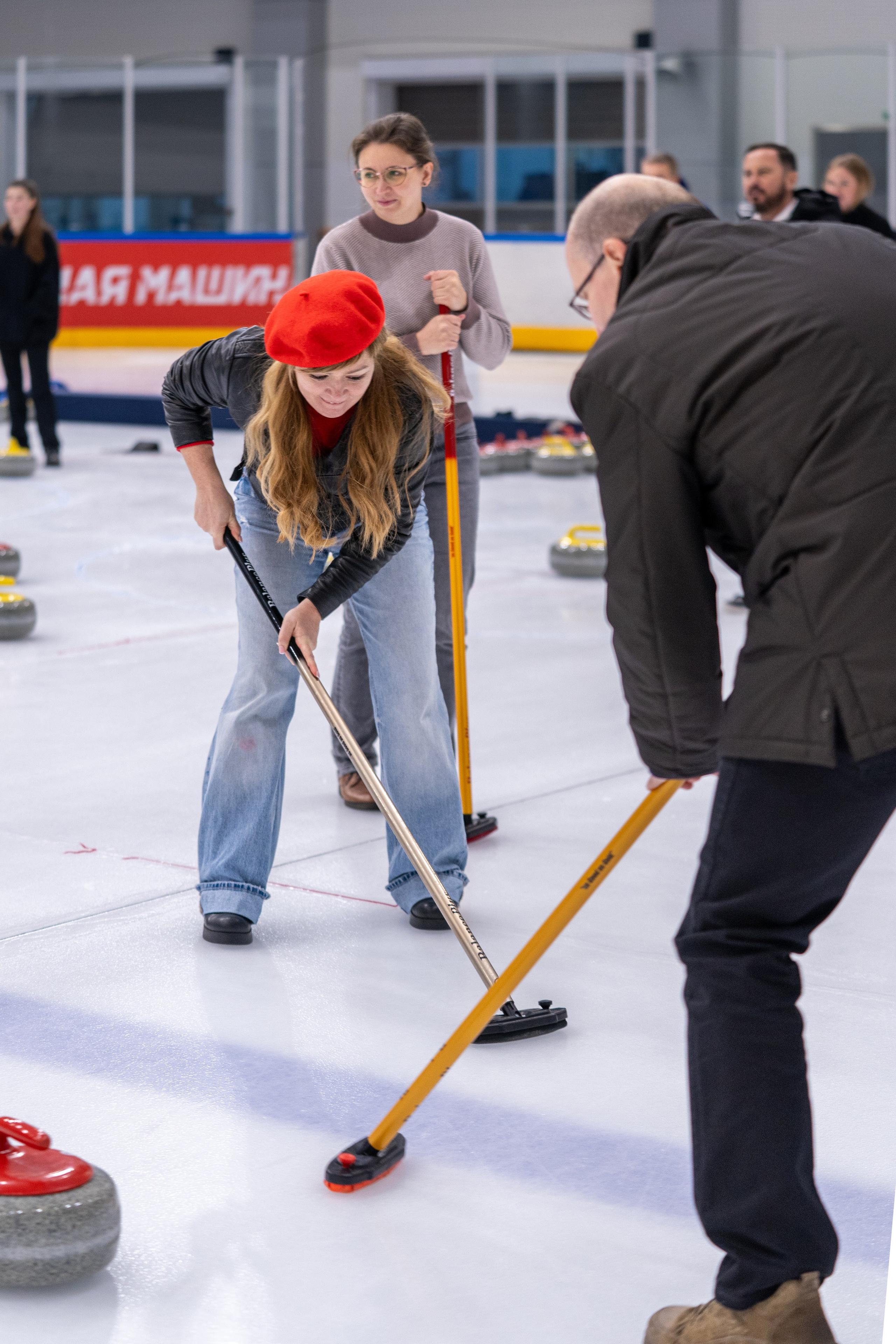 Керлинг для компании Р-Фарм. Репортажный фотограф в Красной Поляне и Сочи Павлюченко Екатерина