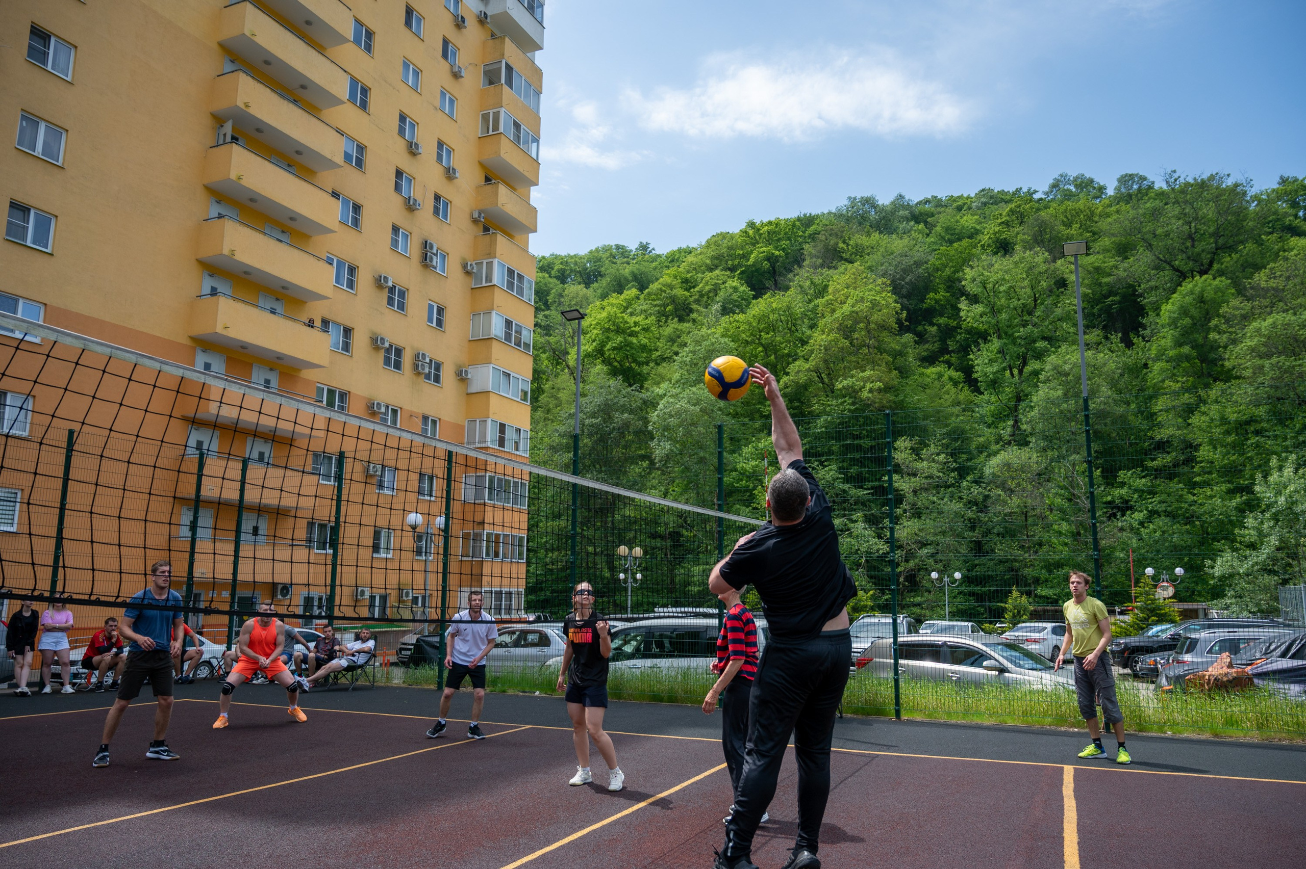 Турнир по Волейболу. Фотографирую счастливых людей в Сочи