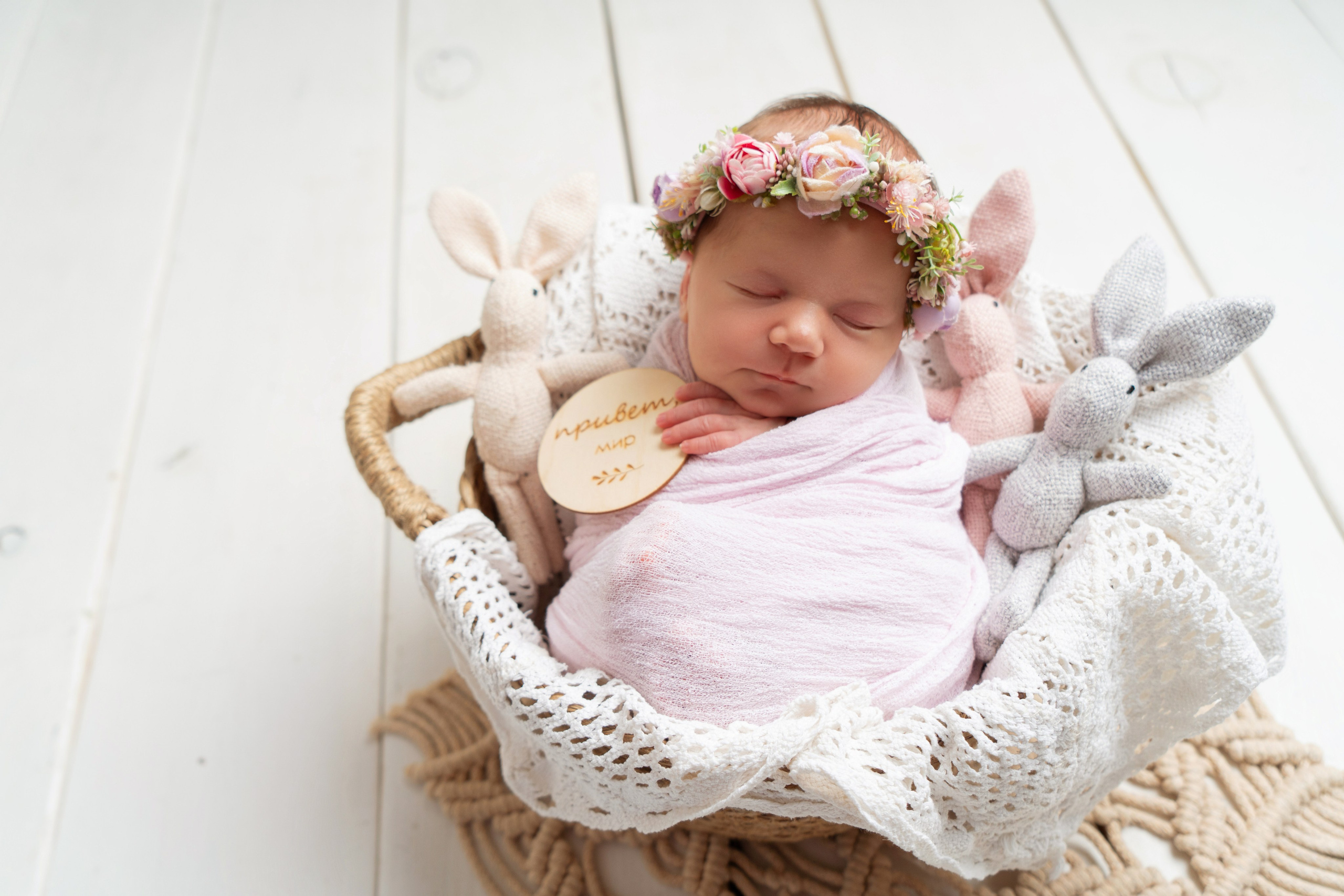 Newborn — девочки. Фотосессия беременности в Барнауле