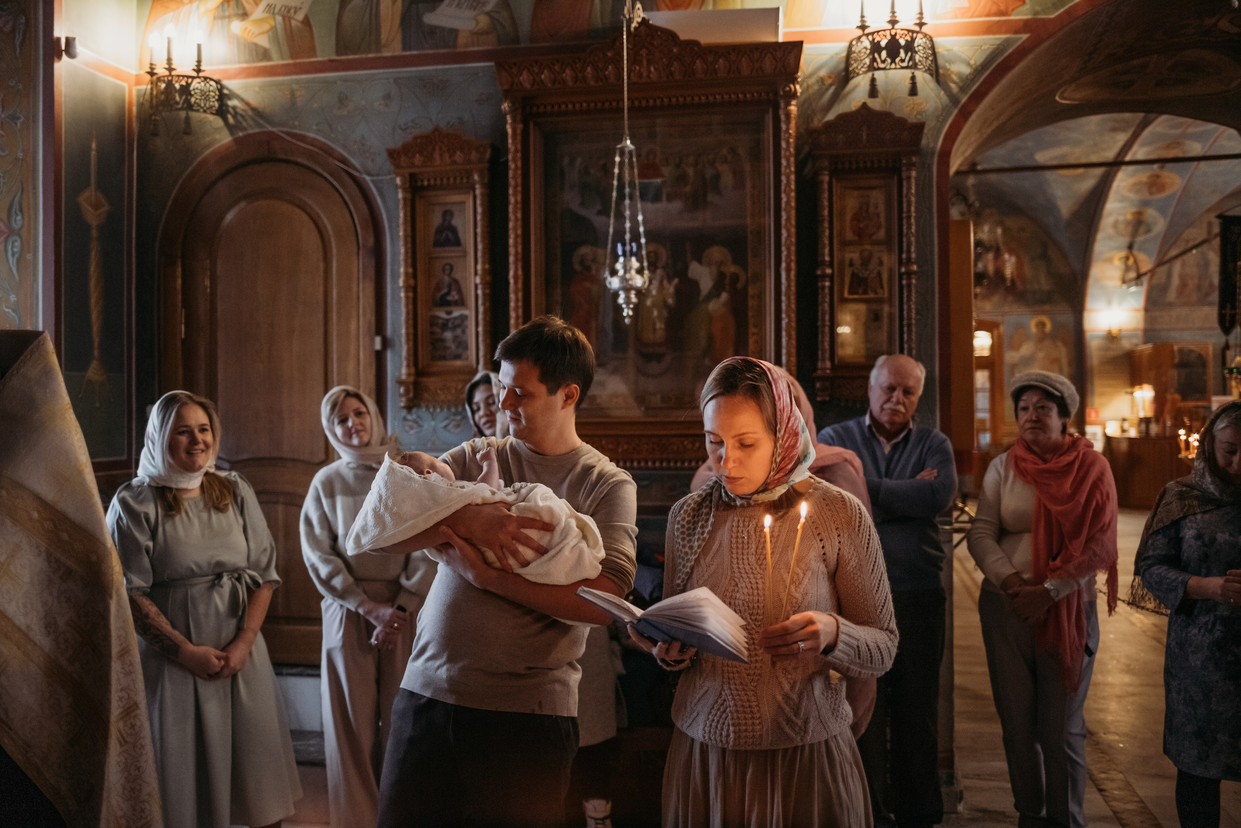 Крещение Тимофея. Семейный и детский фотограф в Москве Александра Нараевская