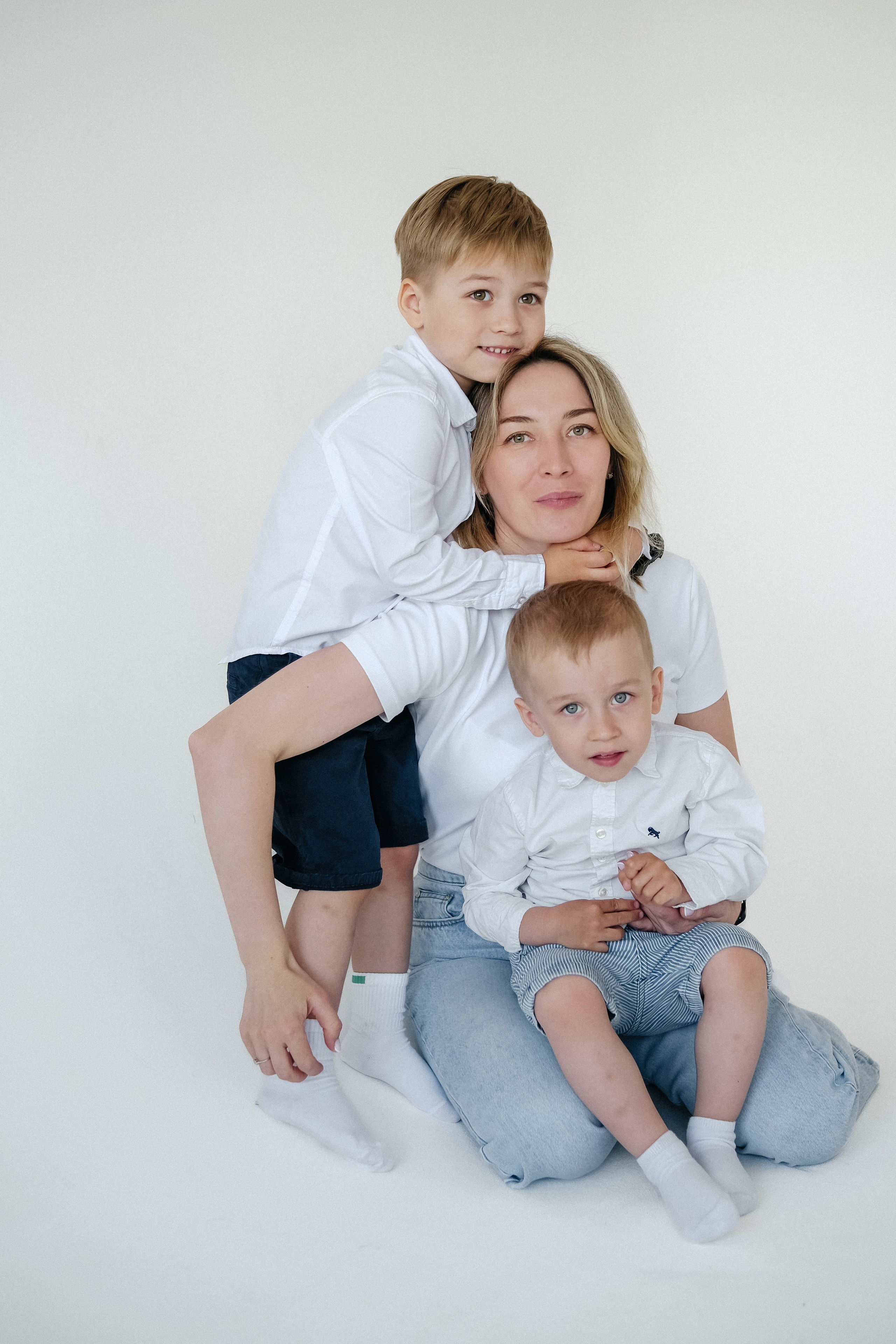 Большая семейная фотосессия из 8 человек. Главная