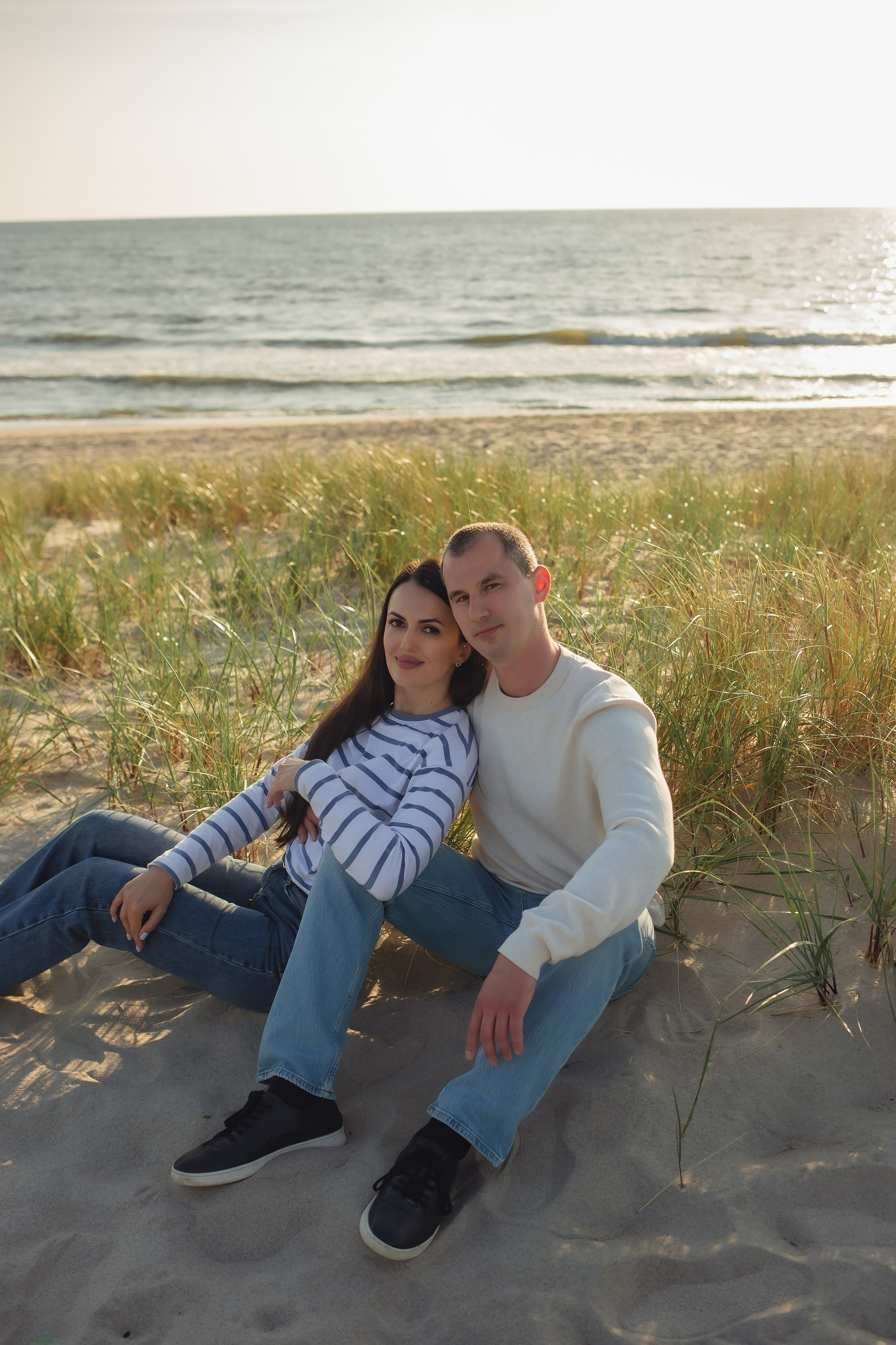 Павел и Татьяна. Закат в Янтарном. Фотограф в Калининграде Решетникова Алина