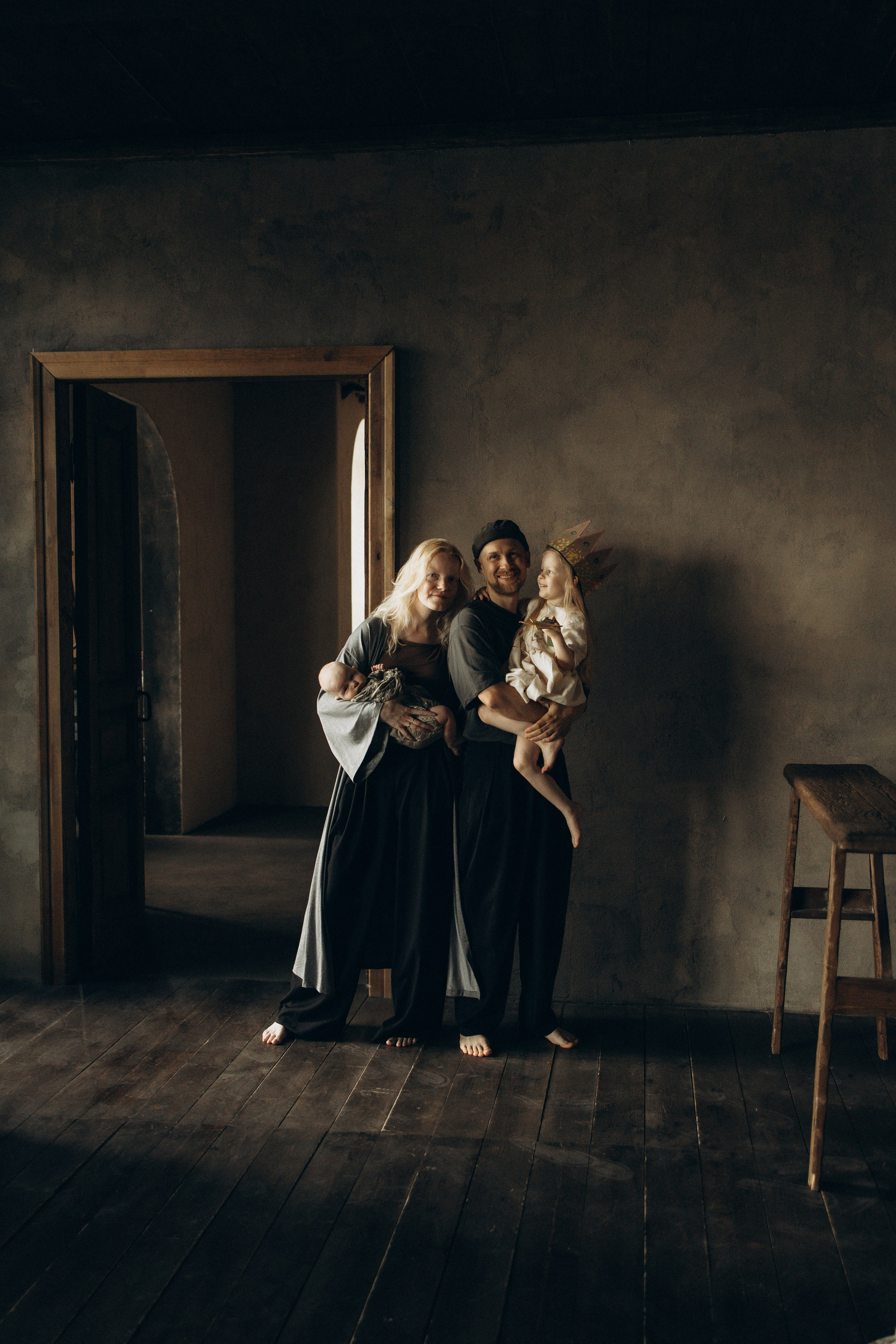 Катя, Дима, Алиса и Ева. Семейный фотограф в Ижевске Даша Денисова