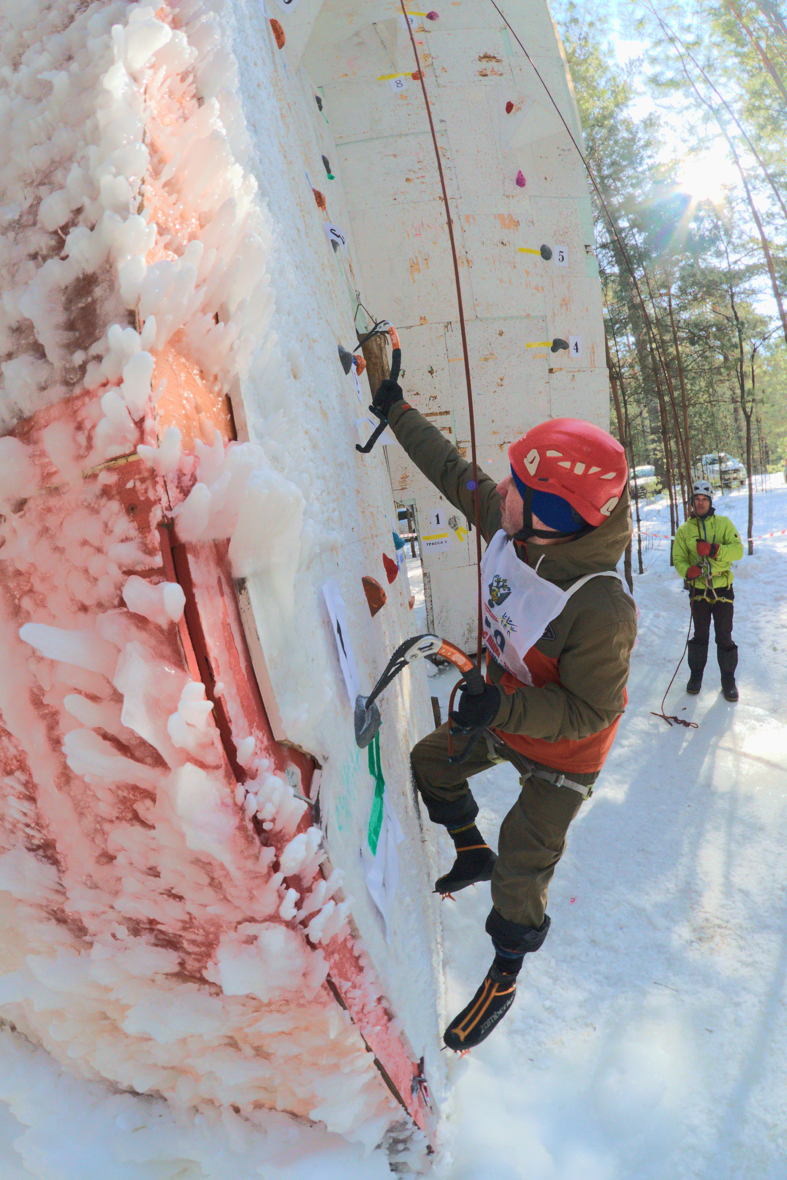 Ледолазание Новосибирск ФАНСО скалодром ледовые инструменты. Лёд спорт  Спортивные фото 