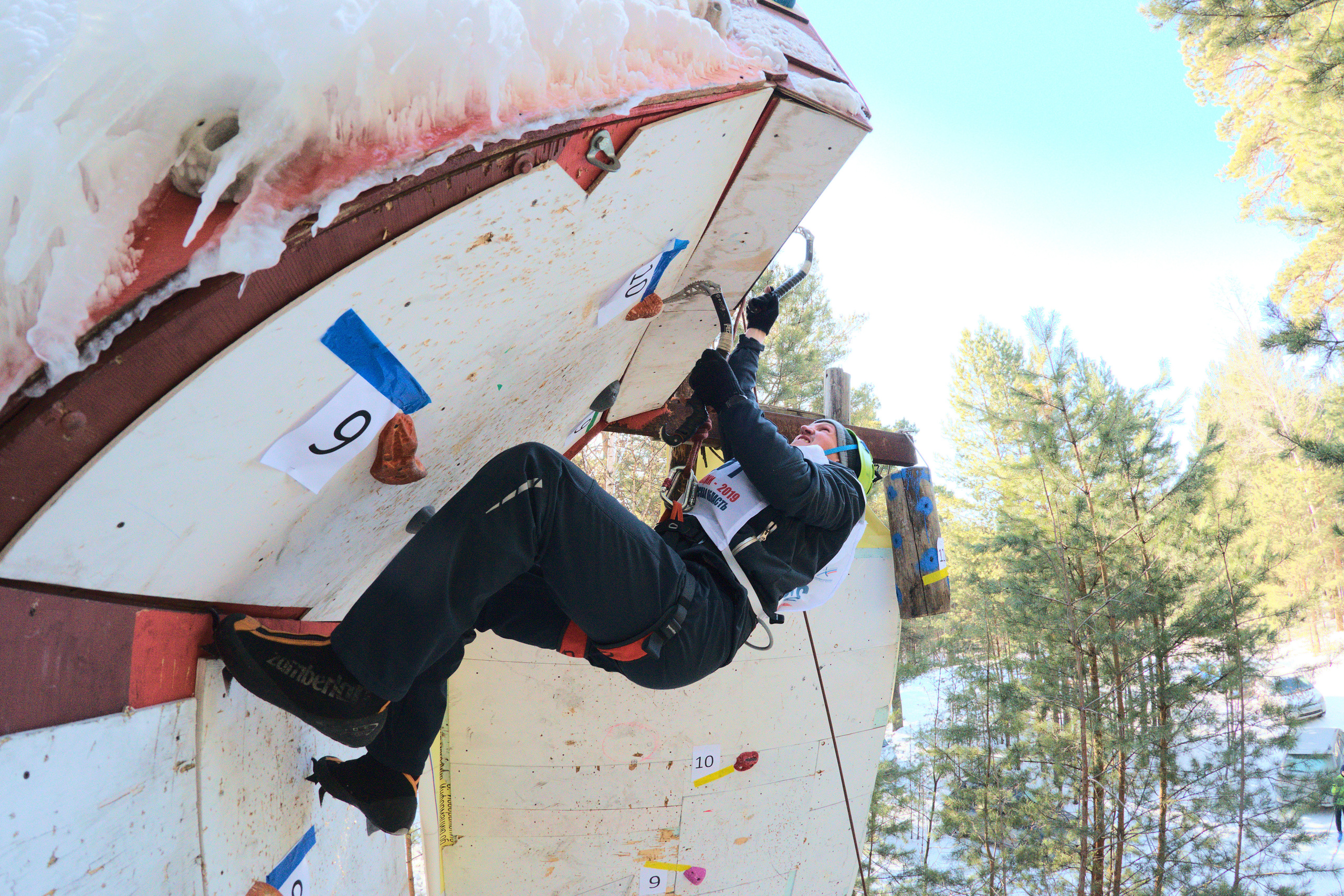 Репортажная фотография Ледолазание Новосибирск ФАНСО скалодром ледовые инструменты Спортивные фото