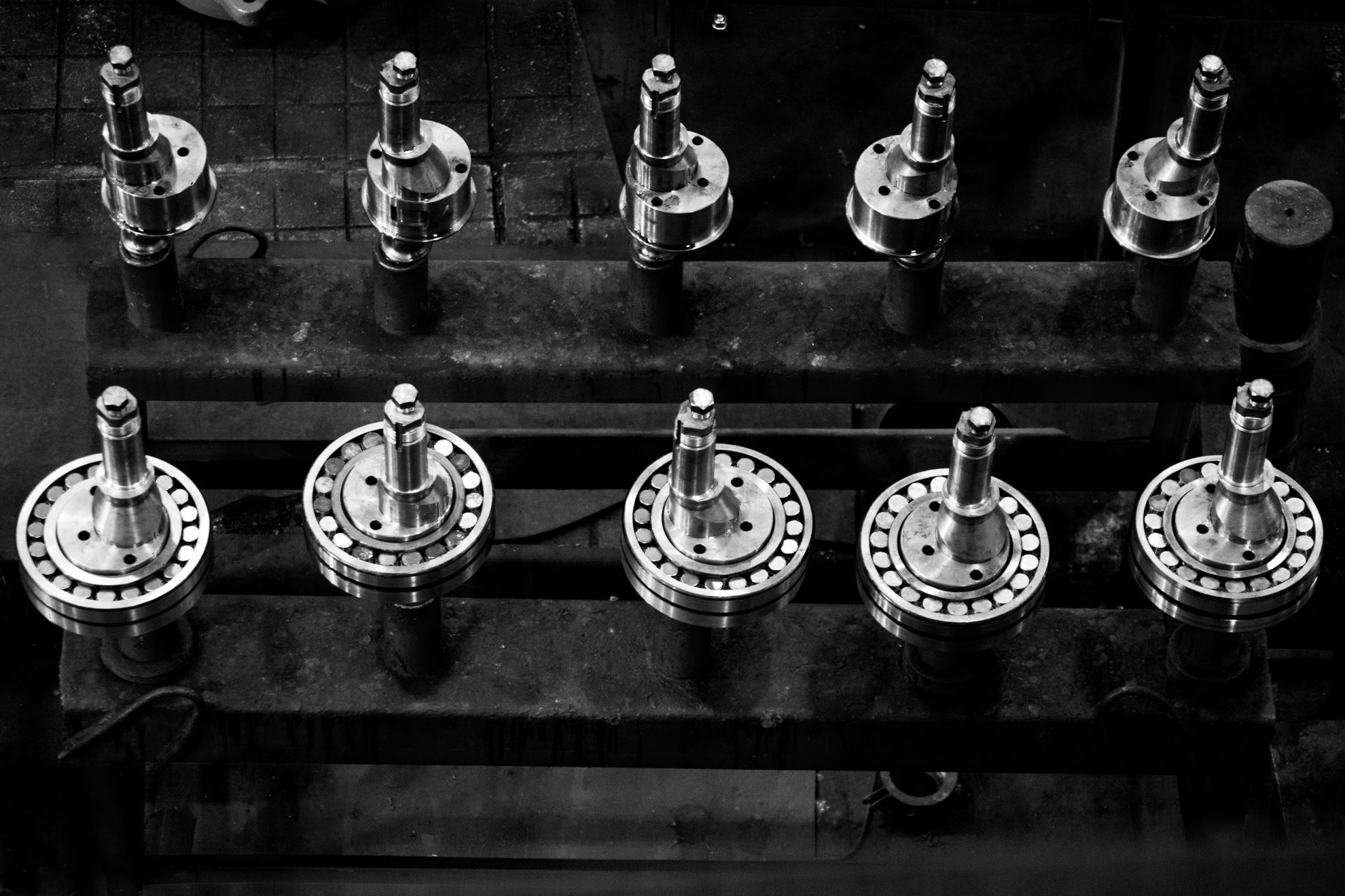 Производство, подшипники с валами