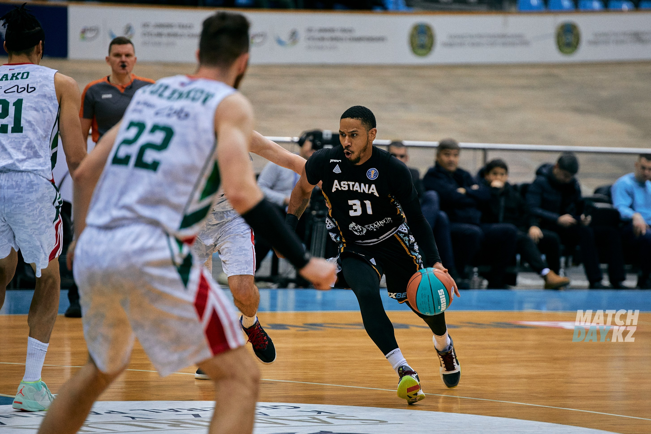 VTB League (Astana — UNICS) 11 December 2023. Professional photo & Event agency (Kazakhstan, Astana)