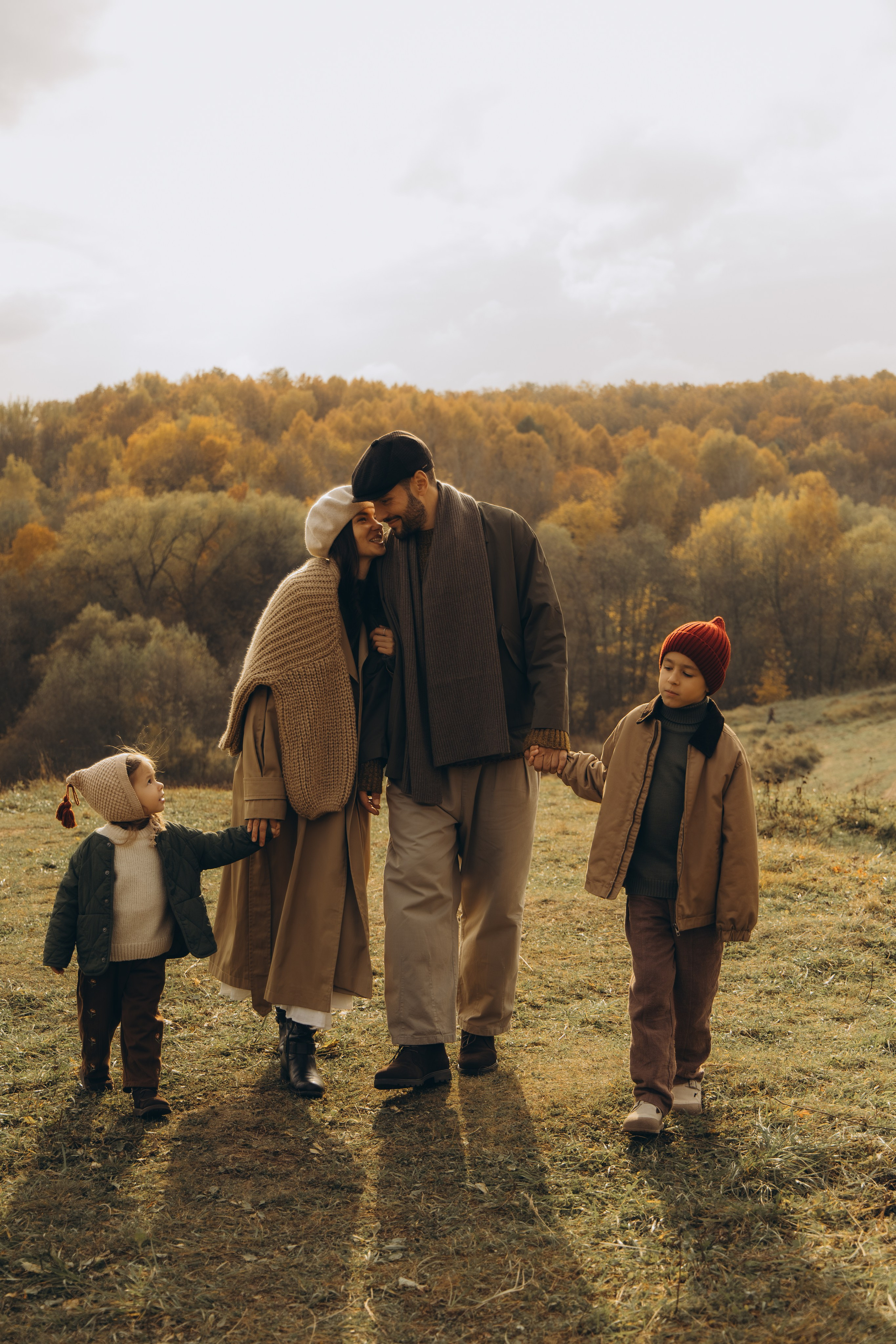 Теплая осенняя история. Семейный фотограф в Москве Лоншакова Кристина