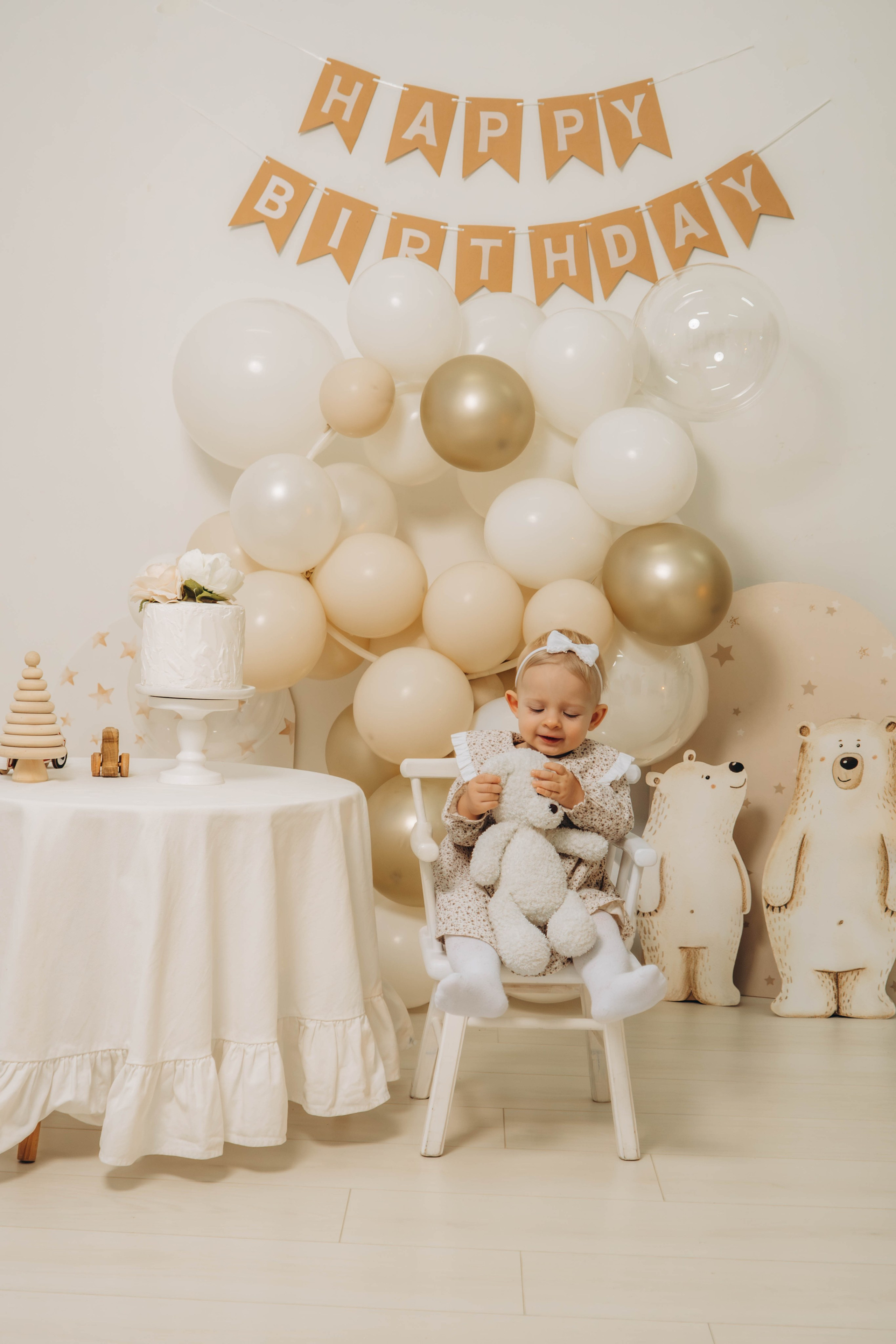 Съемка на годик малышки. Студия «LuLu». Фотограф Москва Валерия Веденина