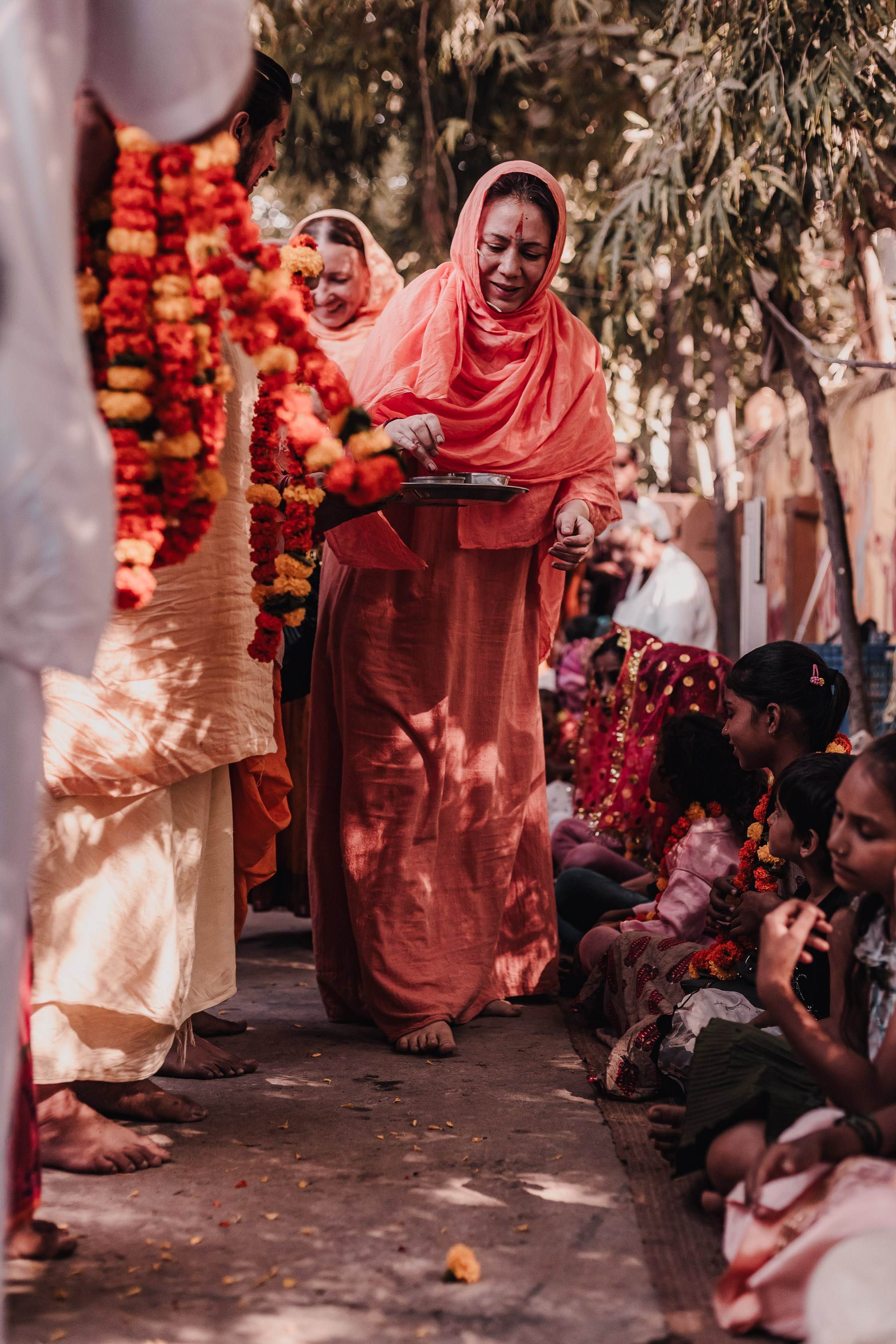 Navaratri yajna at Devraha Baba Ji ashram. Мариам Багдасарян