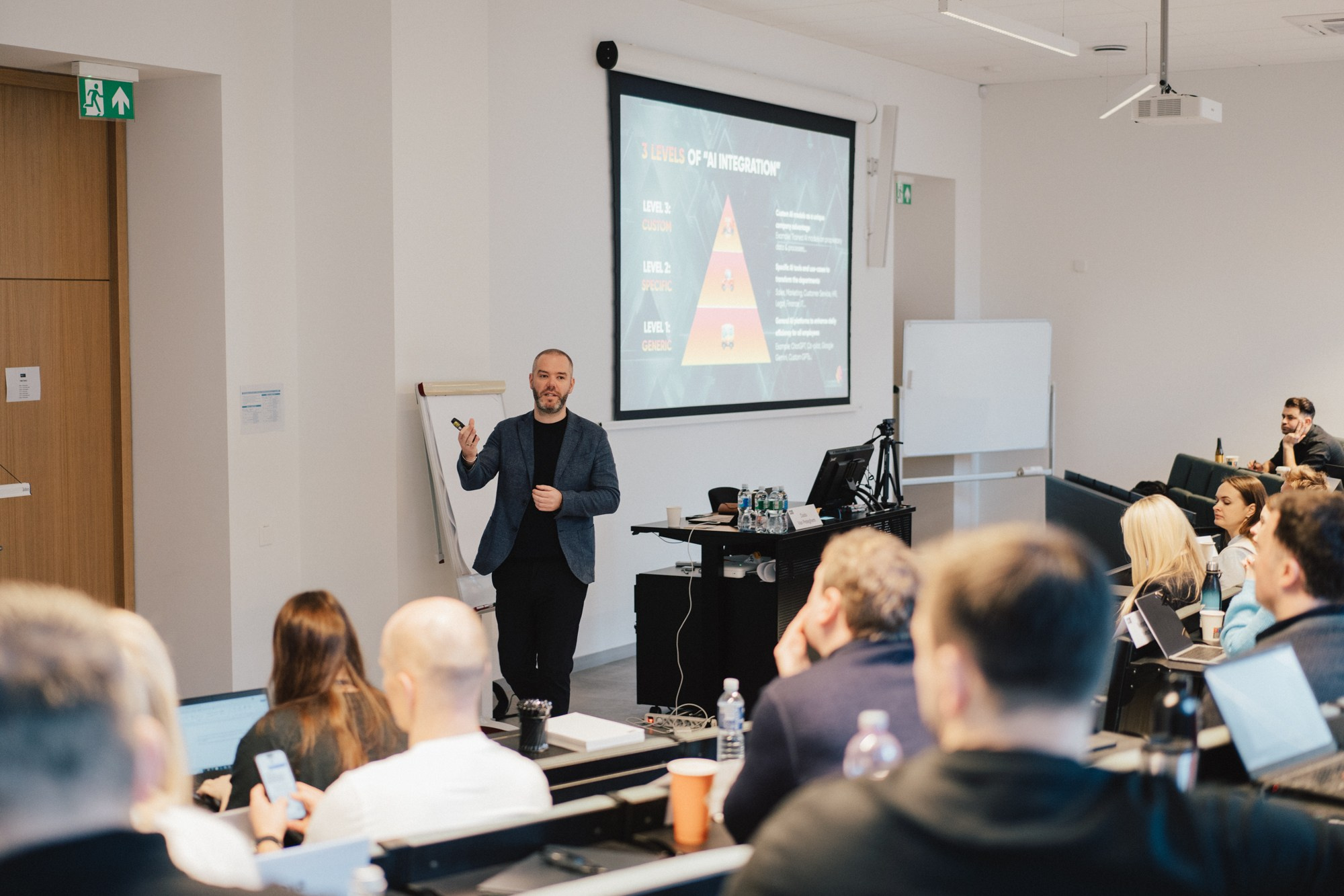 ISM. Dado Van Peteghem Visit. Photographer in Vilnius