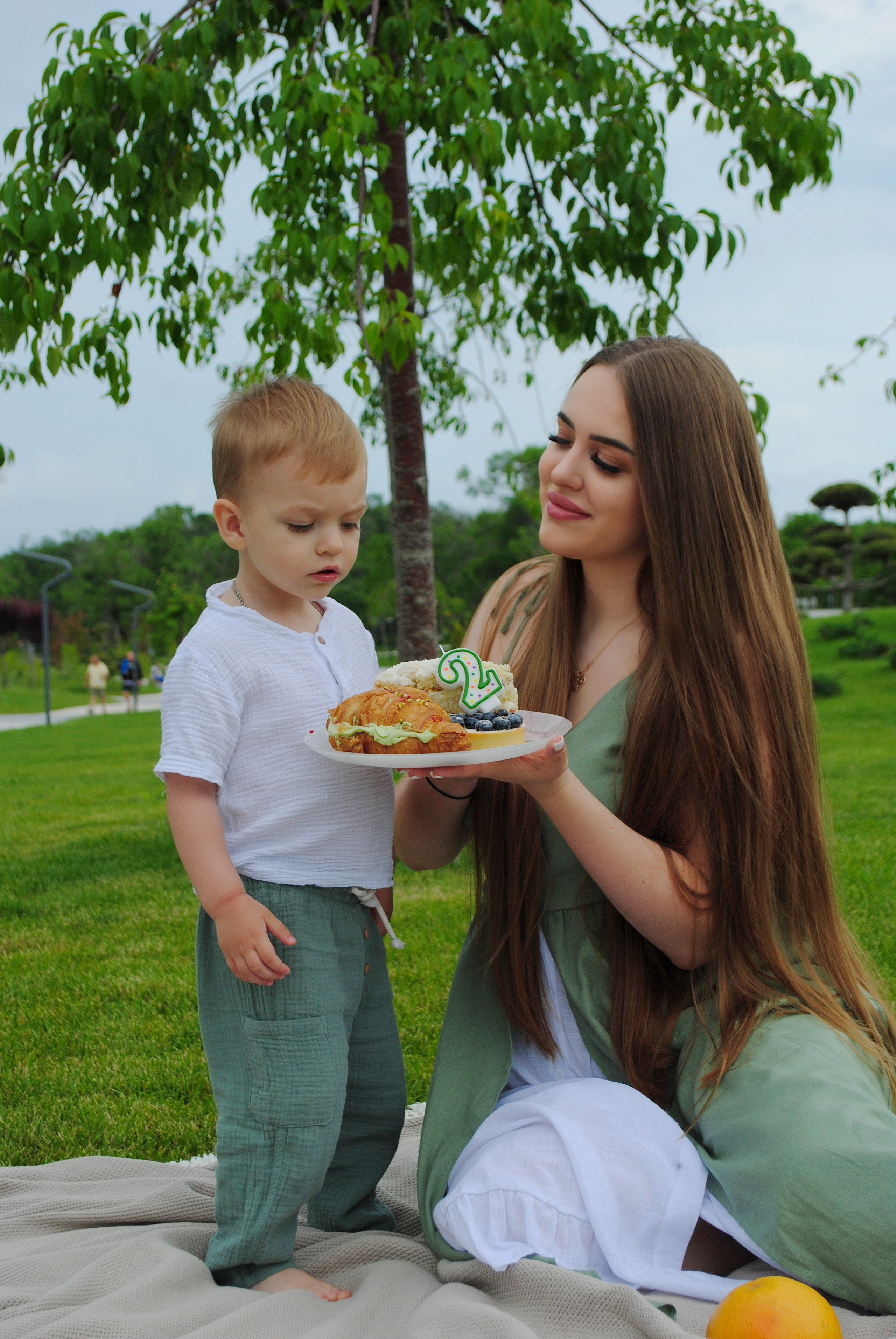 Настя и семья. Фотограф Мария Мусаелян