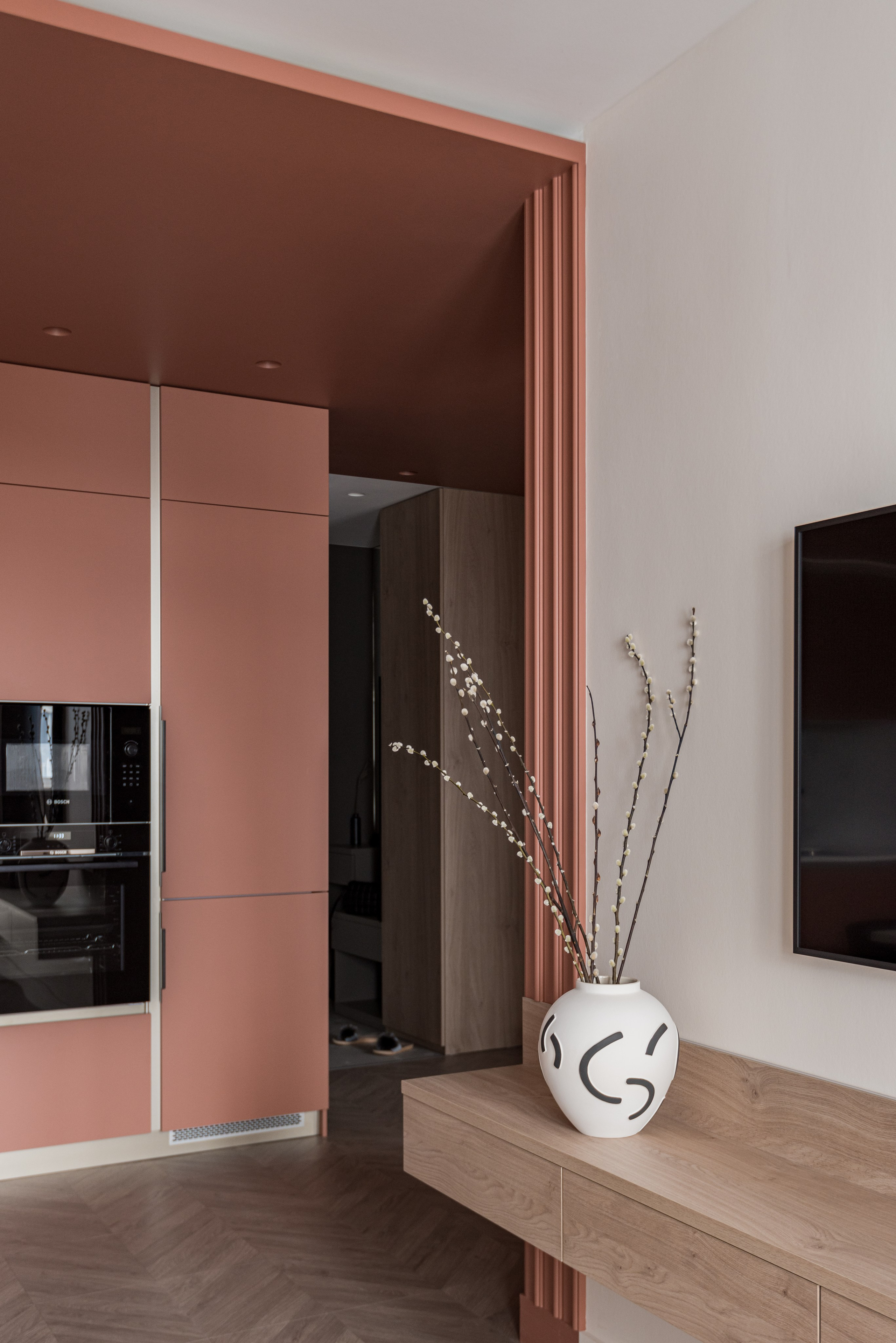 Квартира для молодого человека. Дизайнер Анна Хащенко. Мебель на заказ