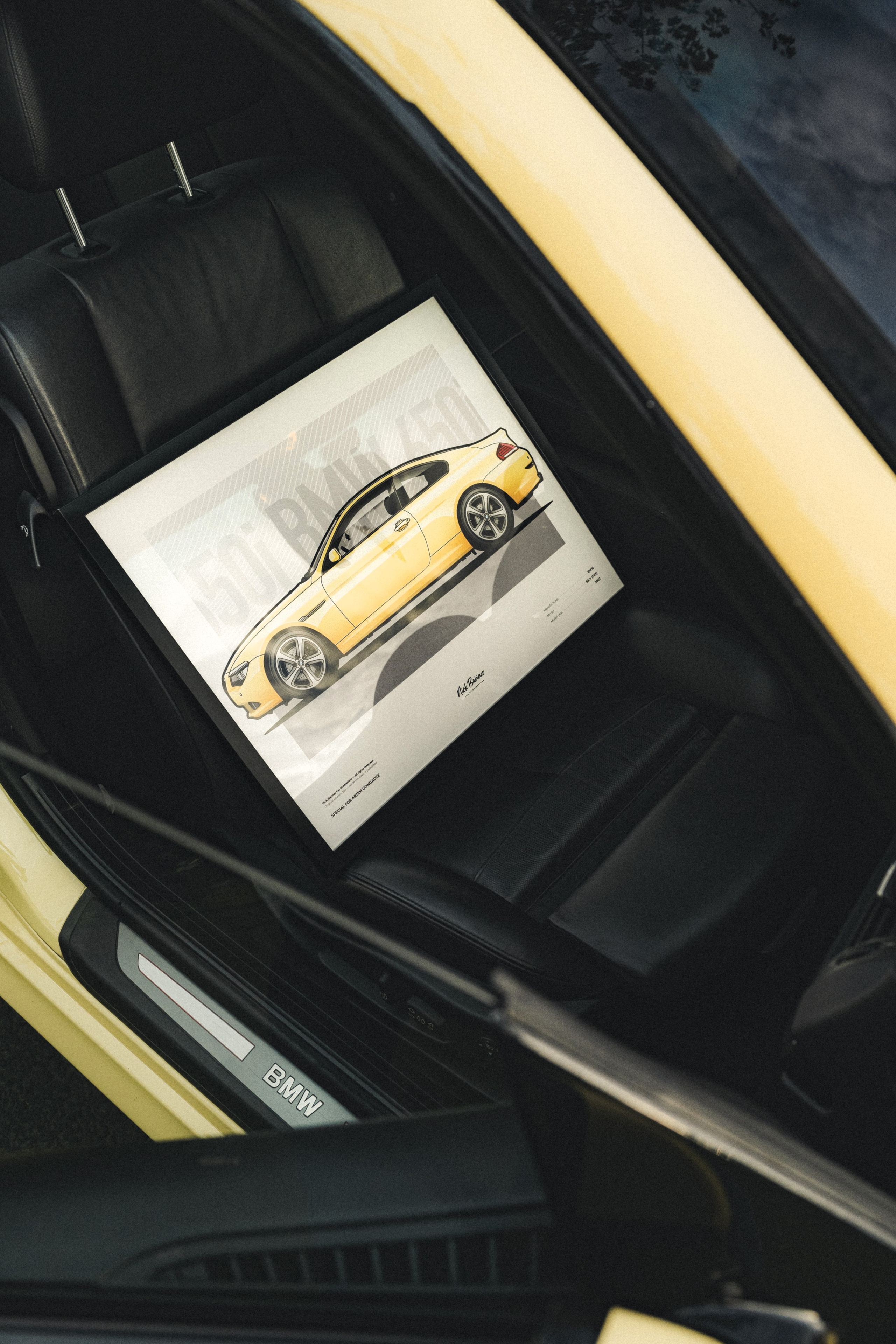 BMW 650i (Dakar Yellow). Фотограф Илья К. в Москве