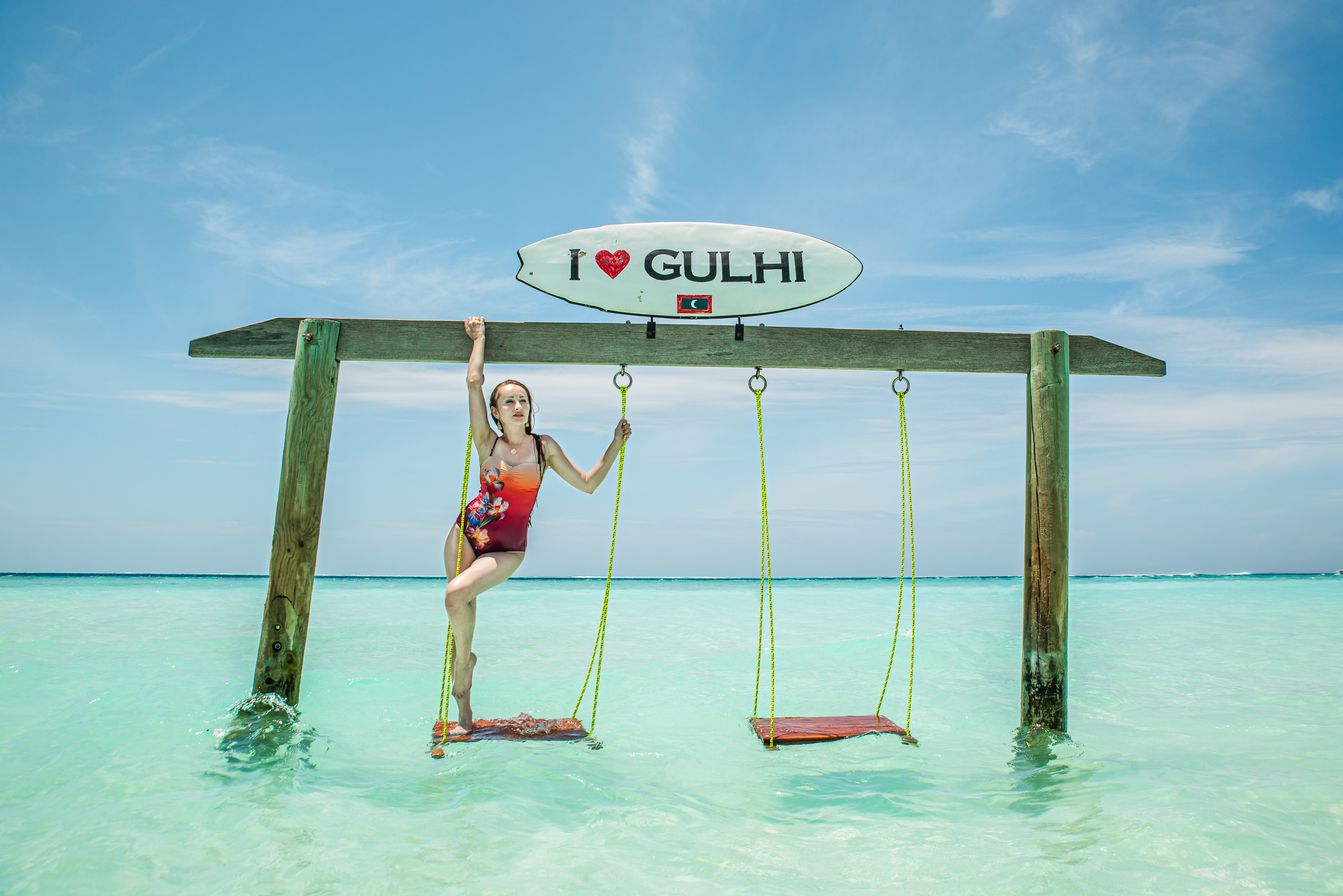 Portrait. Photographer in Maldives
