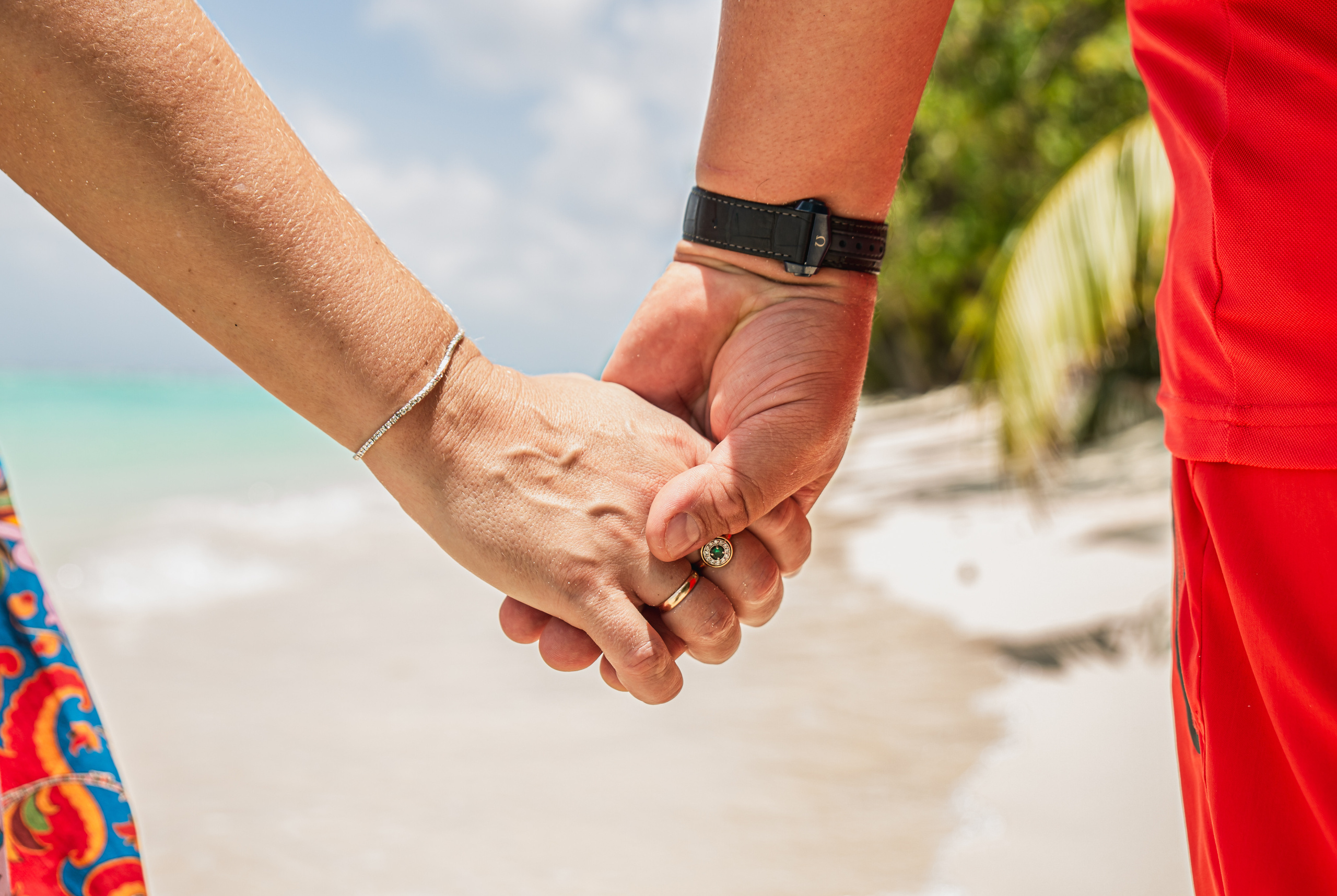 Love story. Photographer in Maldives