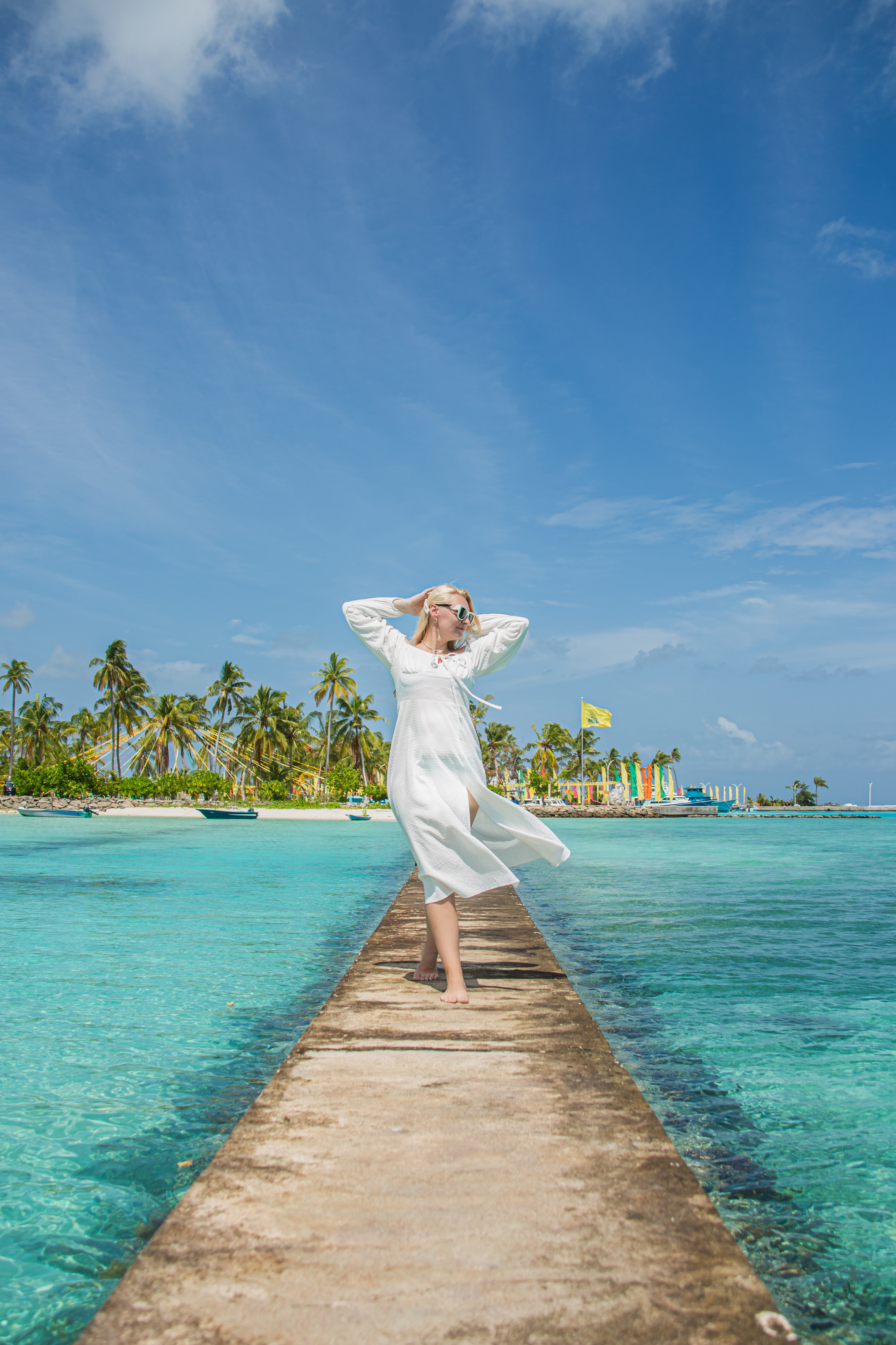 Portrait. Photographer in Maldives