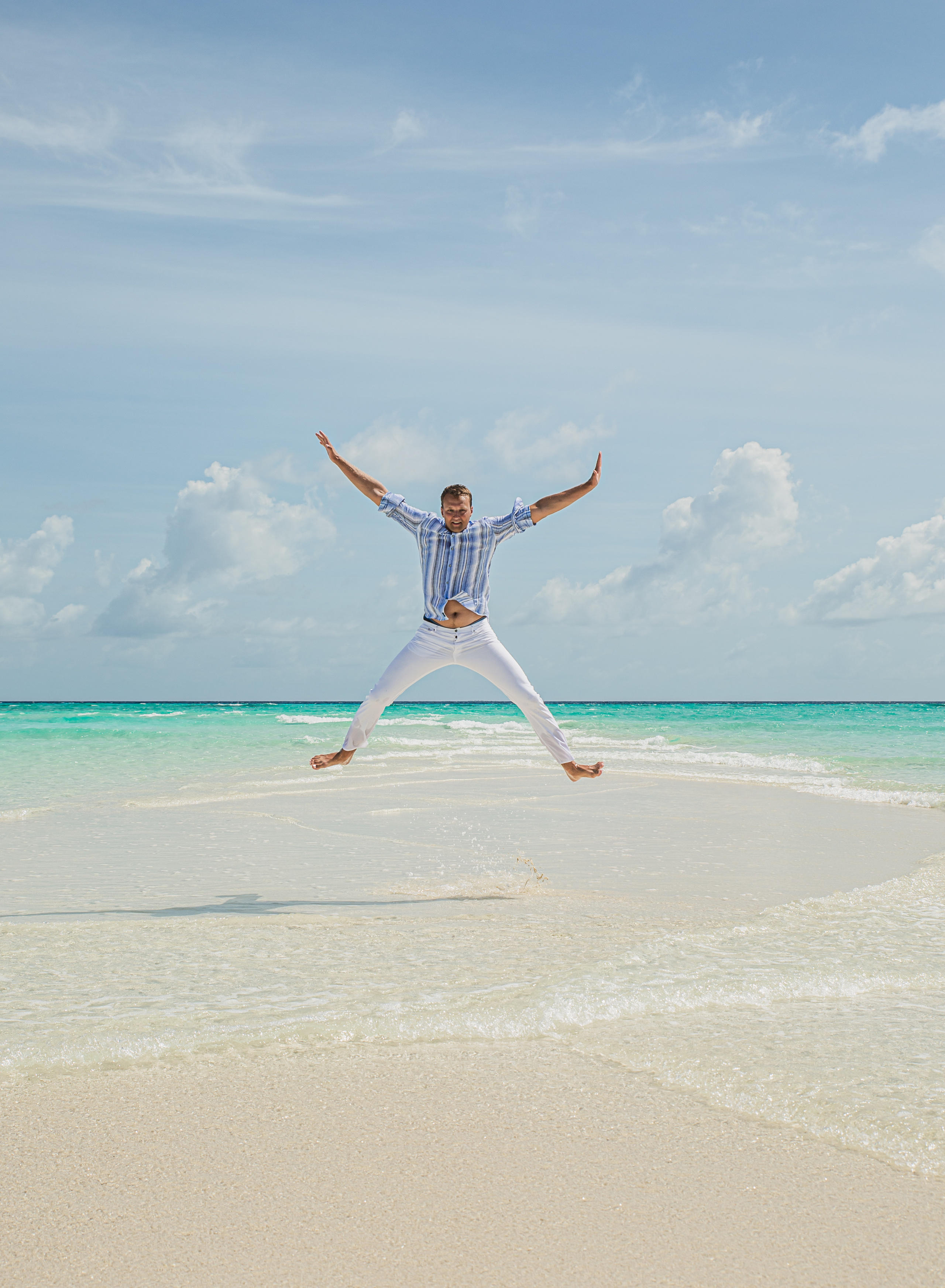 Portrait. Photographer in Maldives