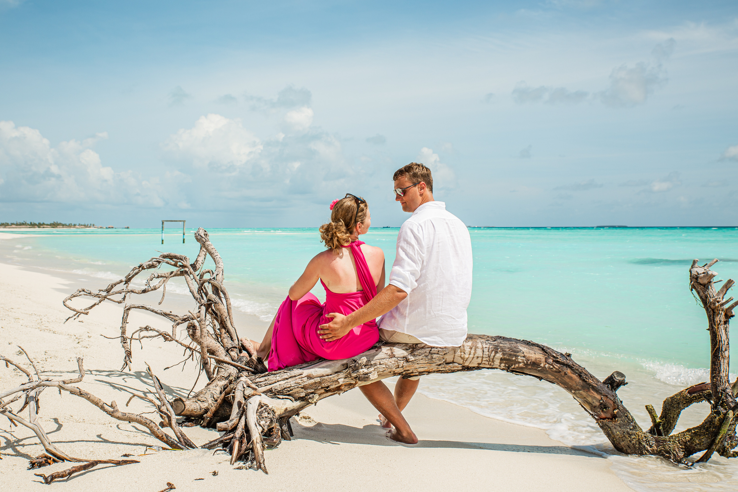 Love story. Photographer in Maldives