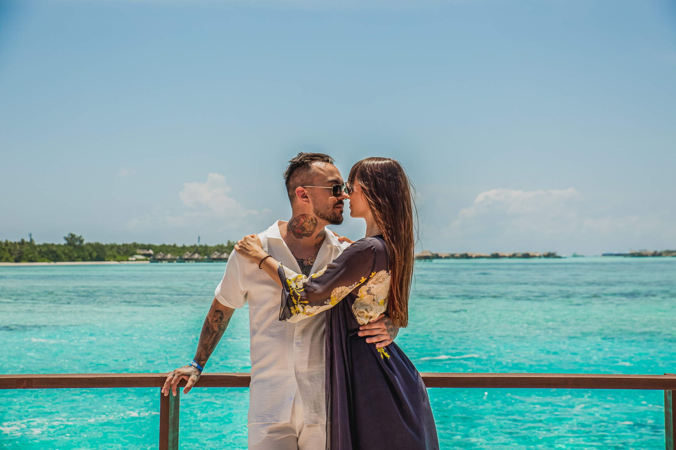 Love story. Photographer in Maldives