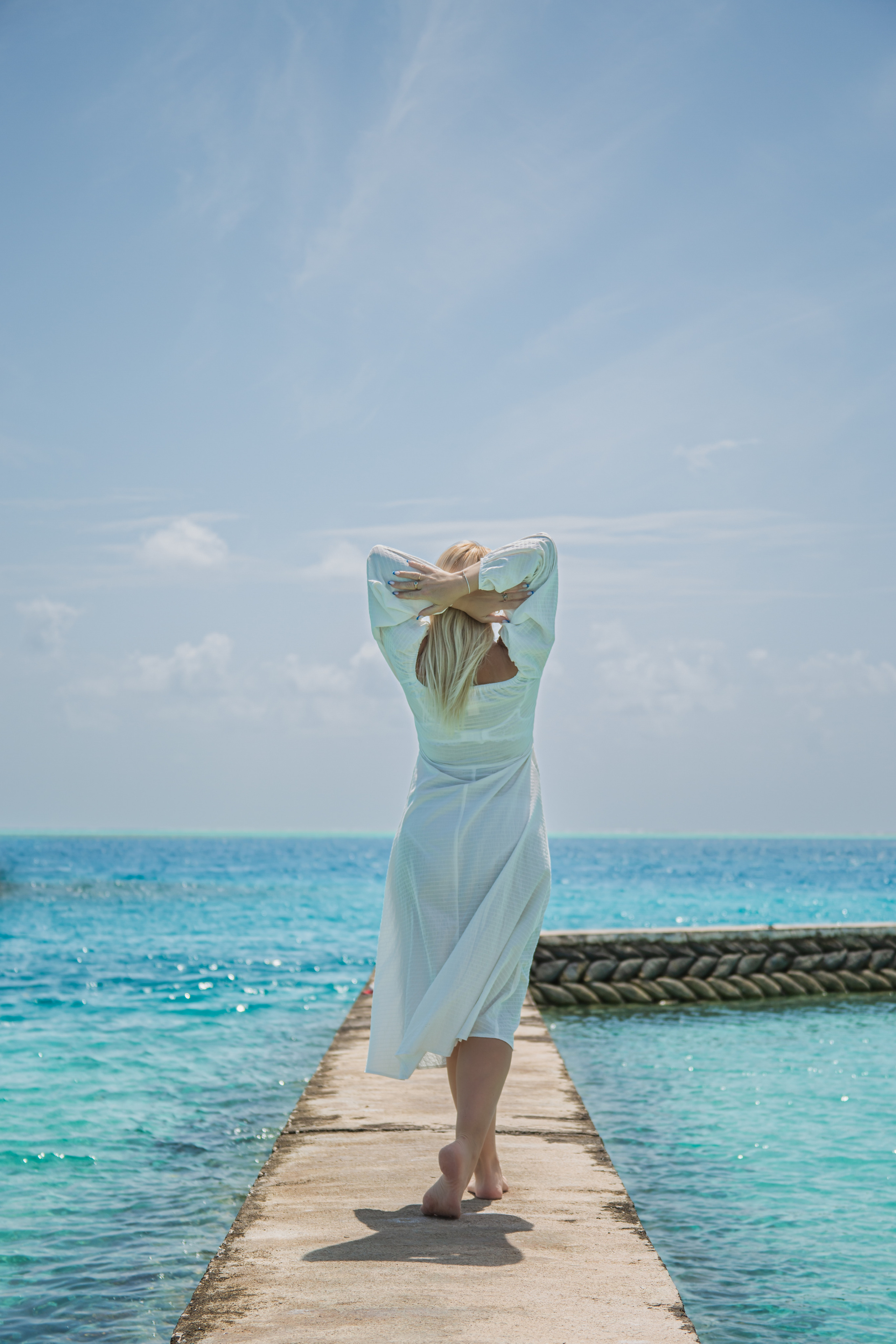 Portrait. Photographer in Maldives