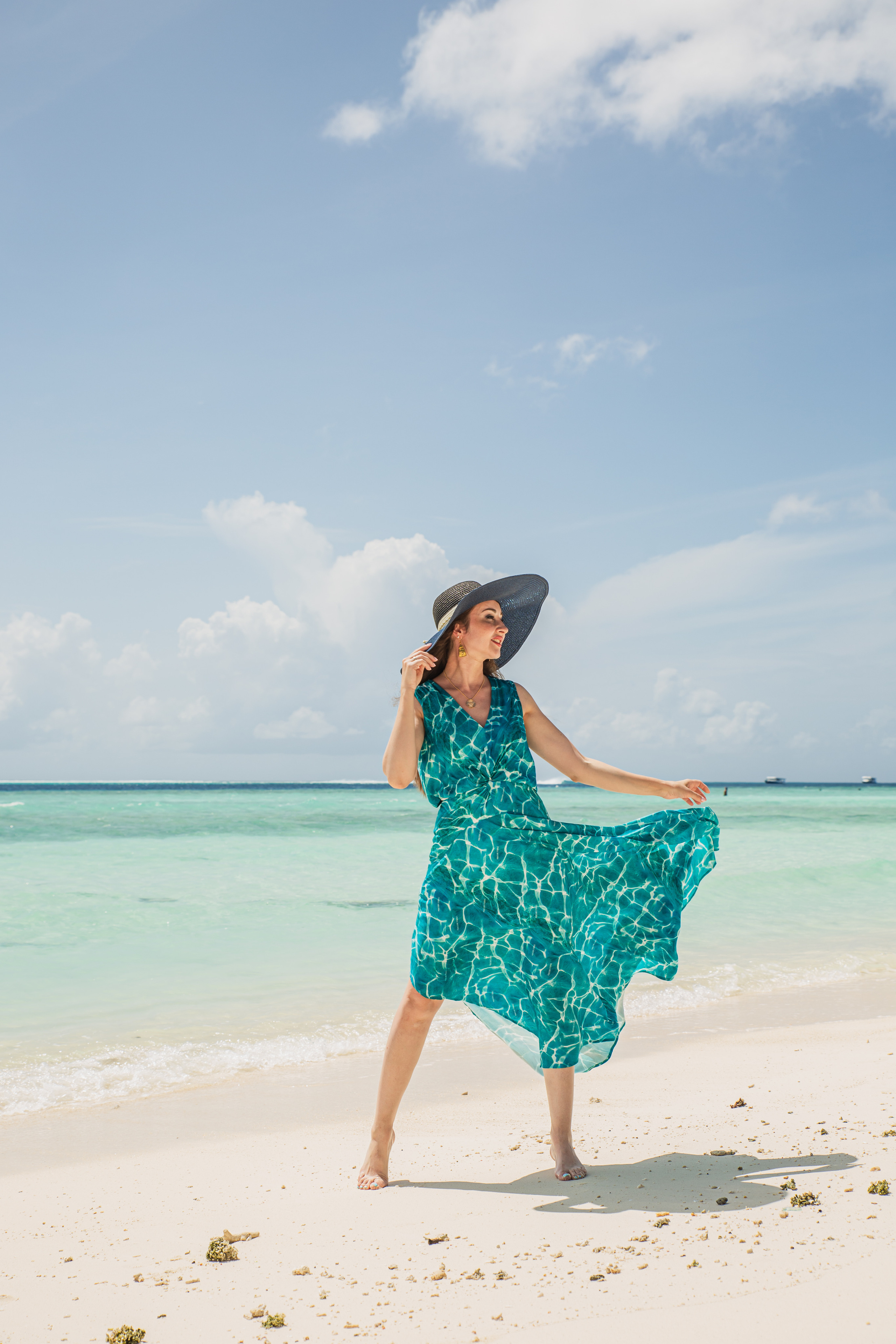 Portrait. Photographer in Maldives