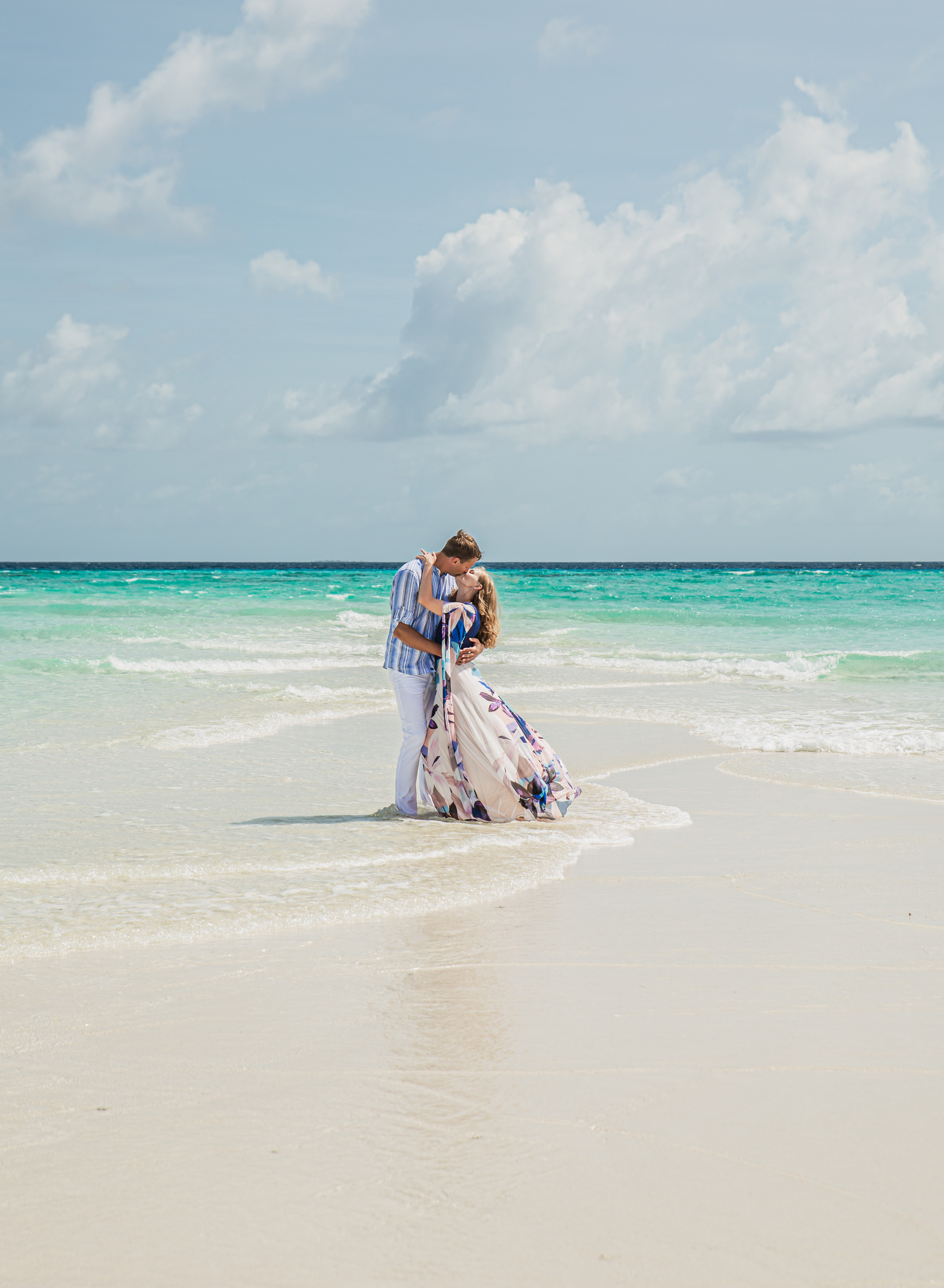 Love story. Photographer in Maldives