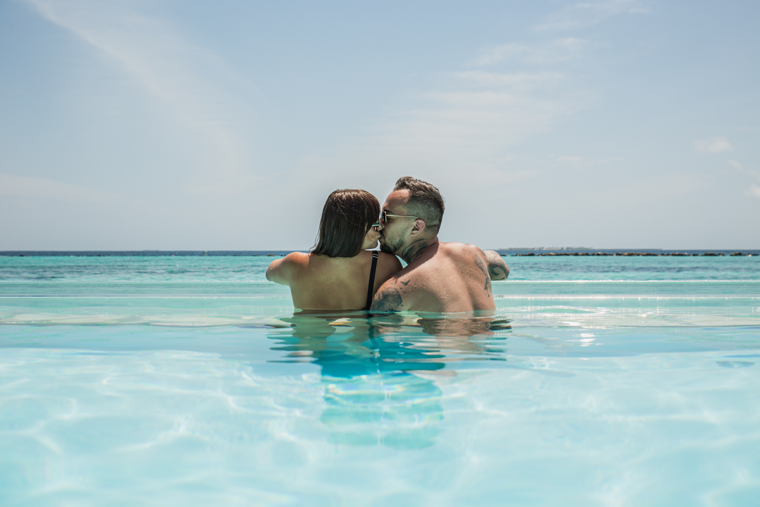 Love story. Photographer in Maldives