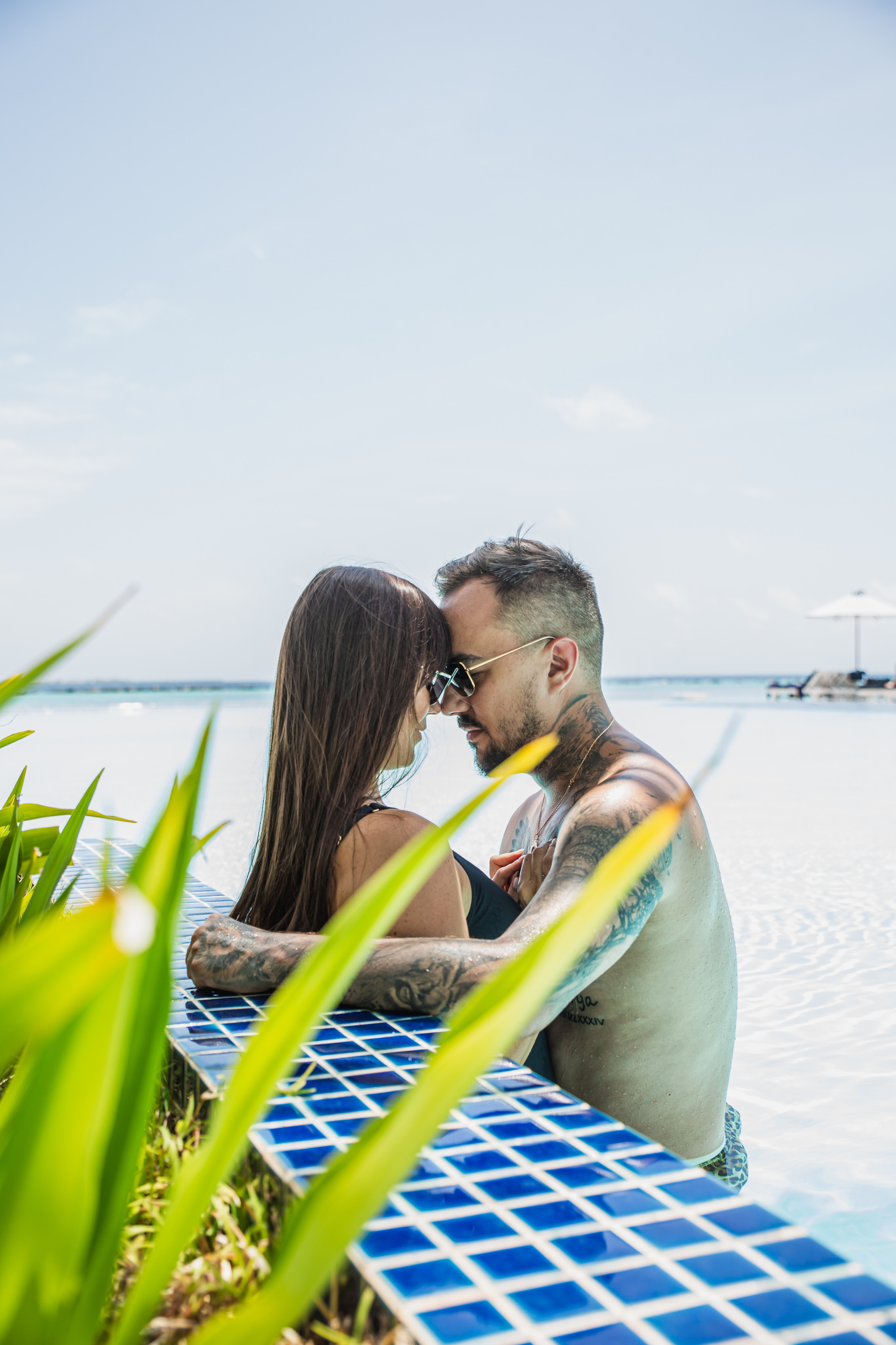 Love story. Photographer in Maldives