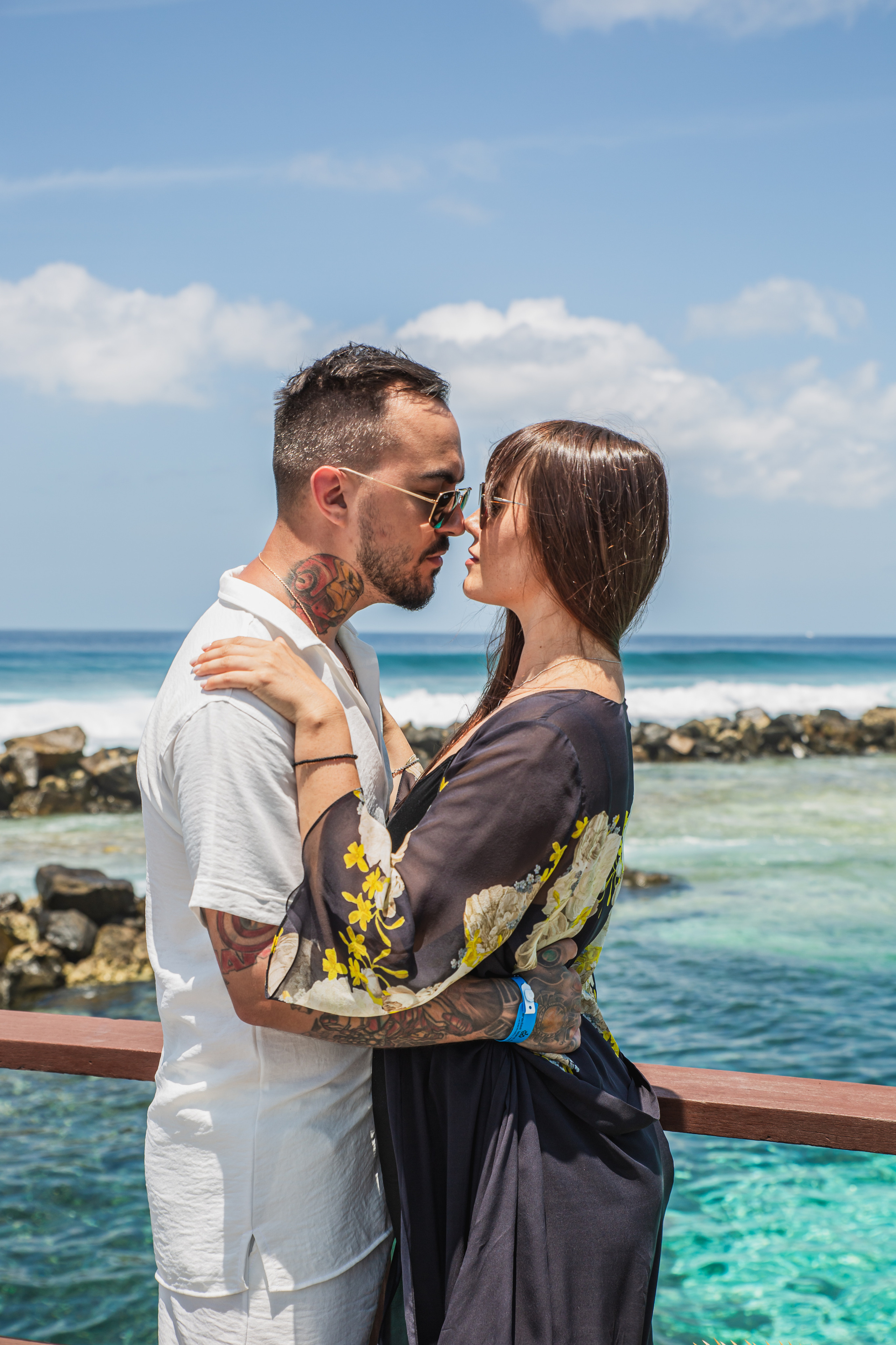 Love story. Photographer in Maldives