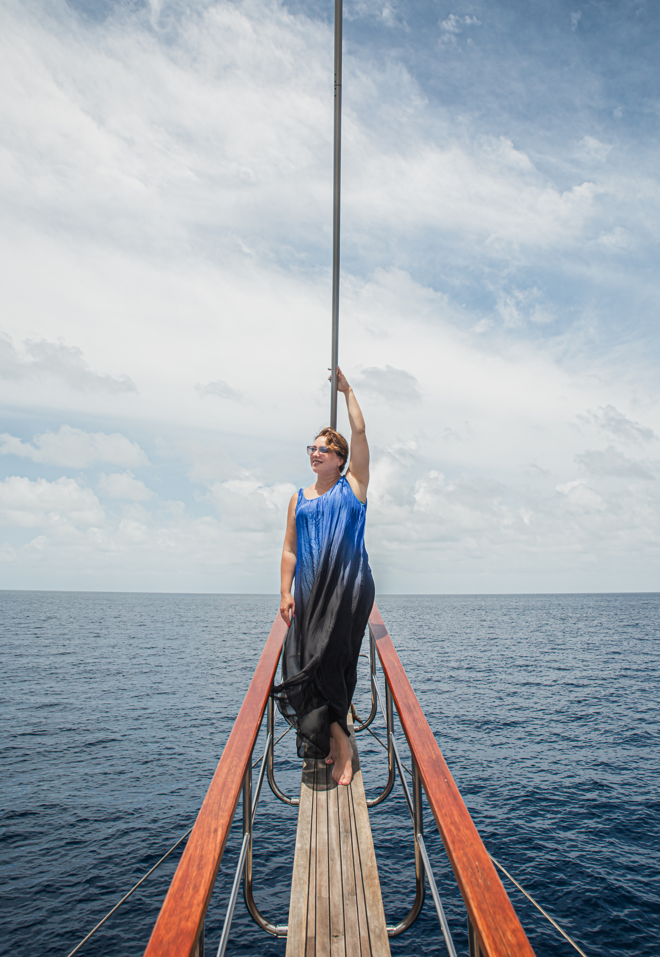 Portrait. Photographer in Maldives