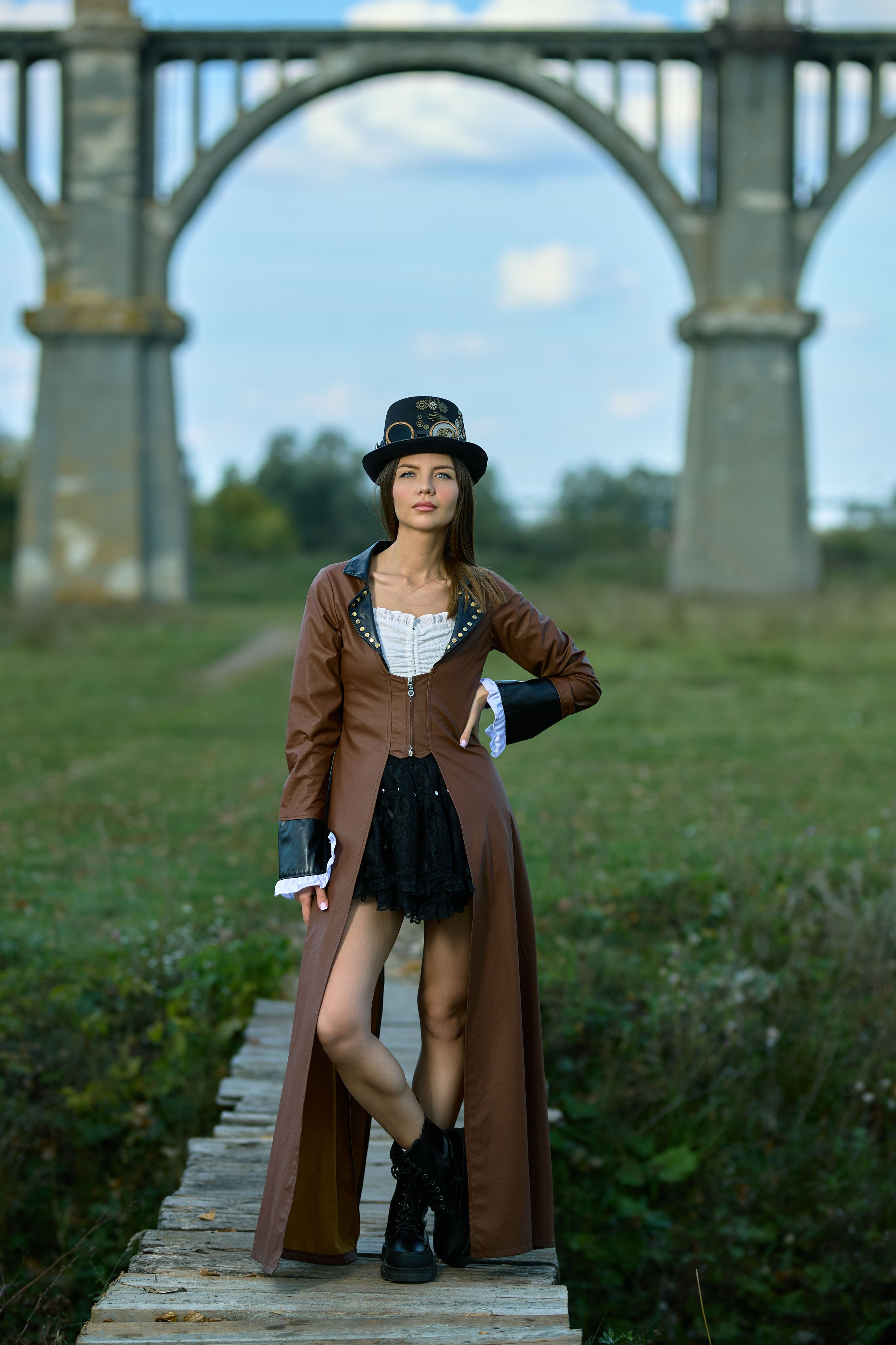 тематическая фотосессия чебоксары стимпанк мокринский мост 